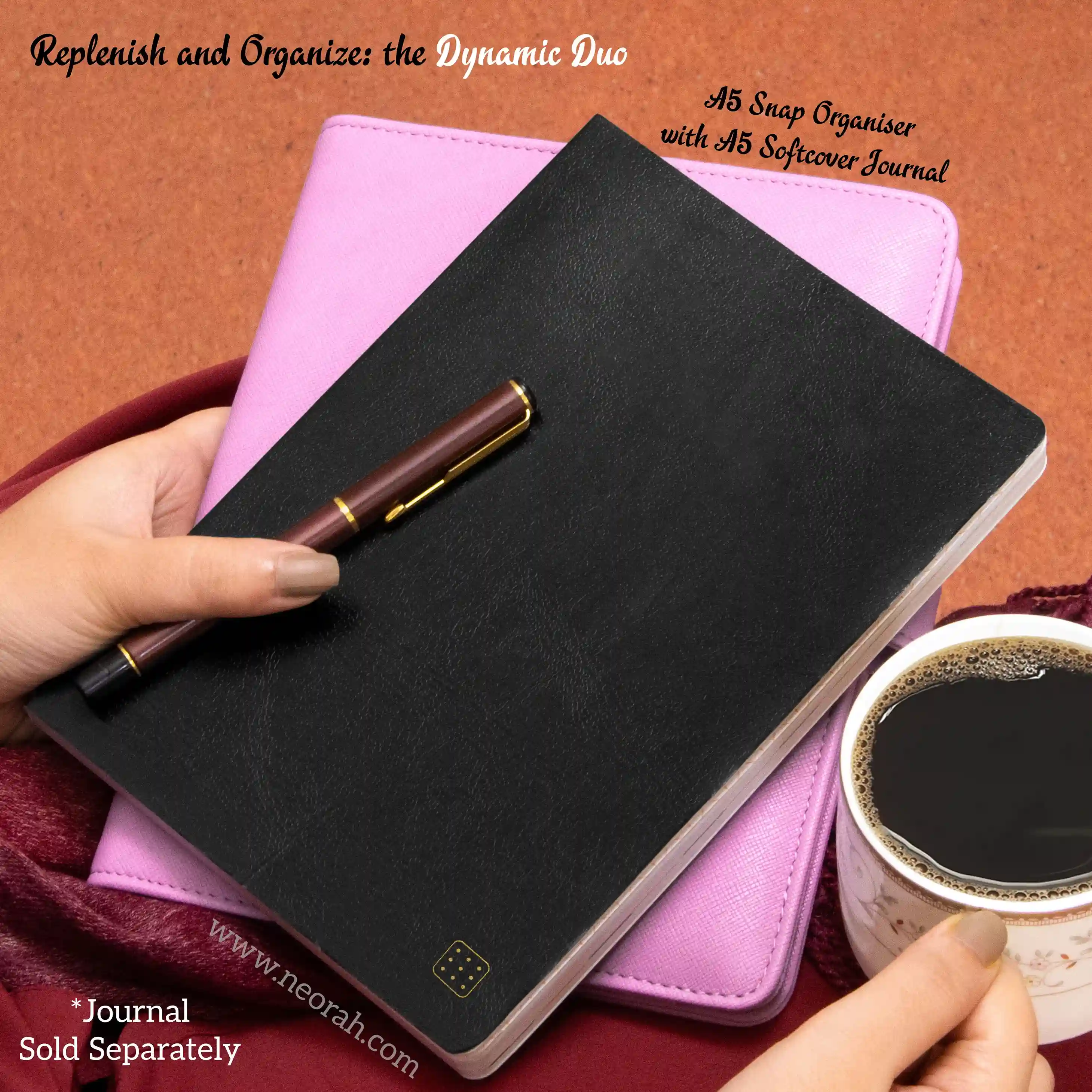 A5 - REFILLABLE ORGANISER SLEEVE - SNAP BUTTON - Image 167