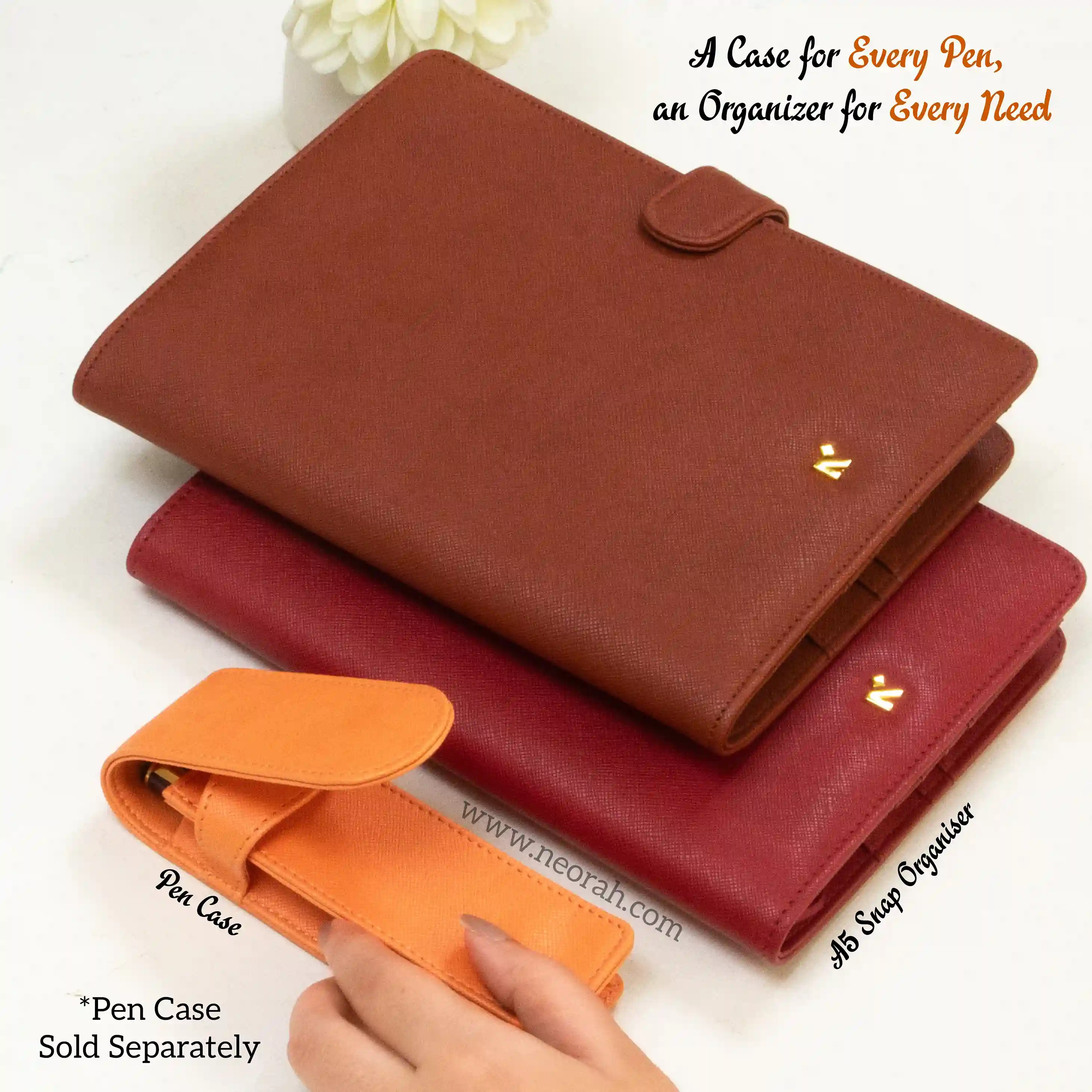 A5 - REFILLABLE ORGANISER SLEEVE - SNAP BUTTON - Image 43