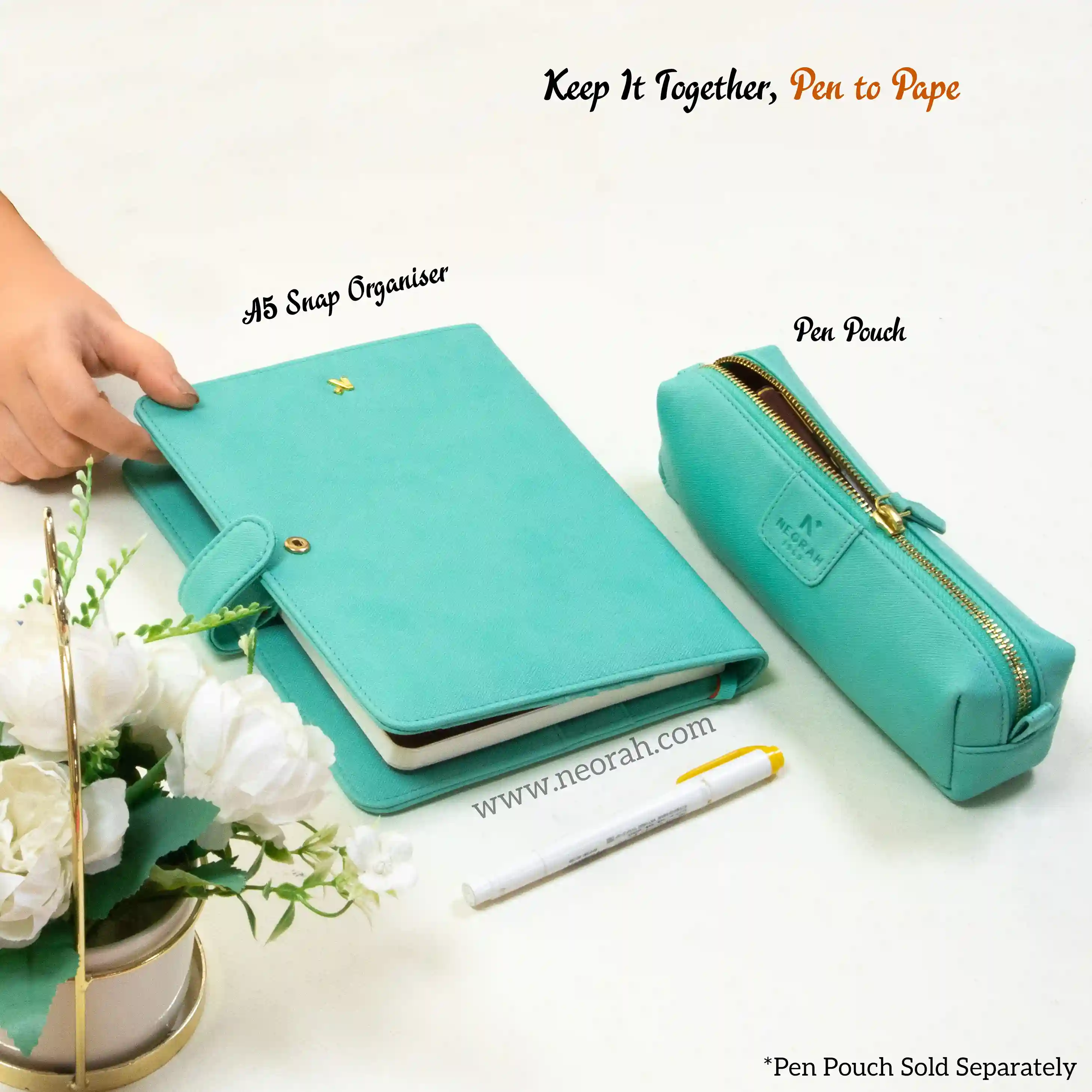 A5 - REFILLABLE ORGANISER SLEEVE - SNAP BUTTON - Image 95