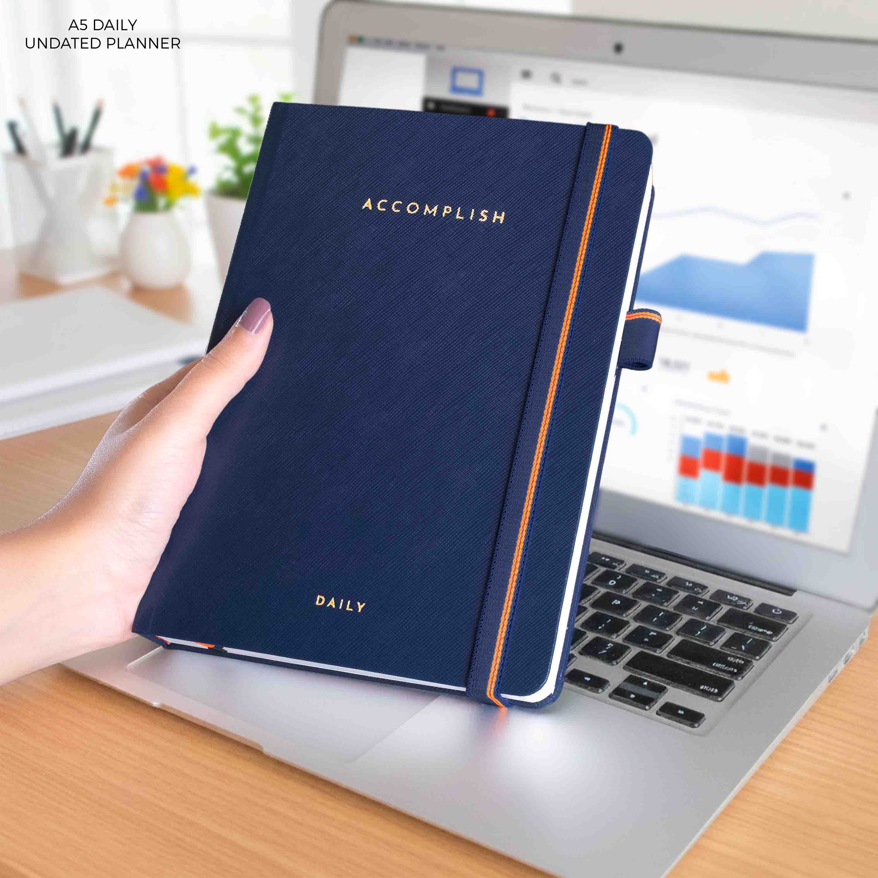 A5 - UNDATED - DAILY PLANNER - HARD COVER - Image 13