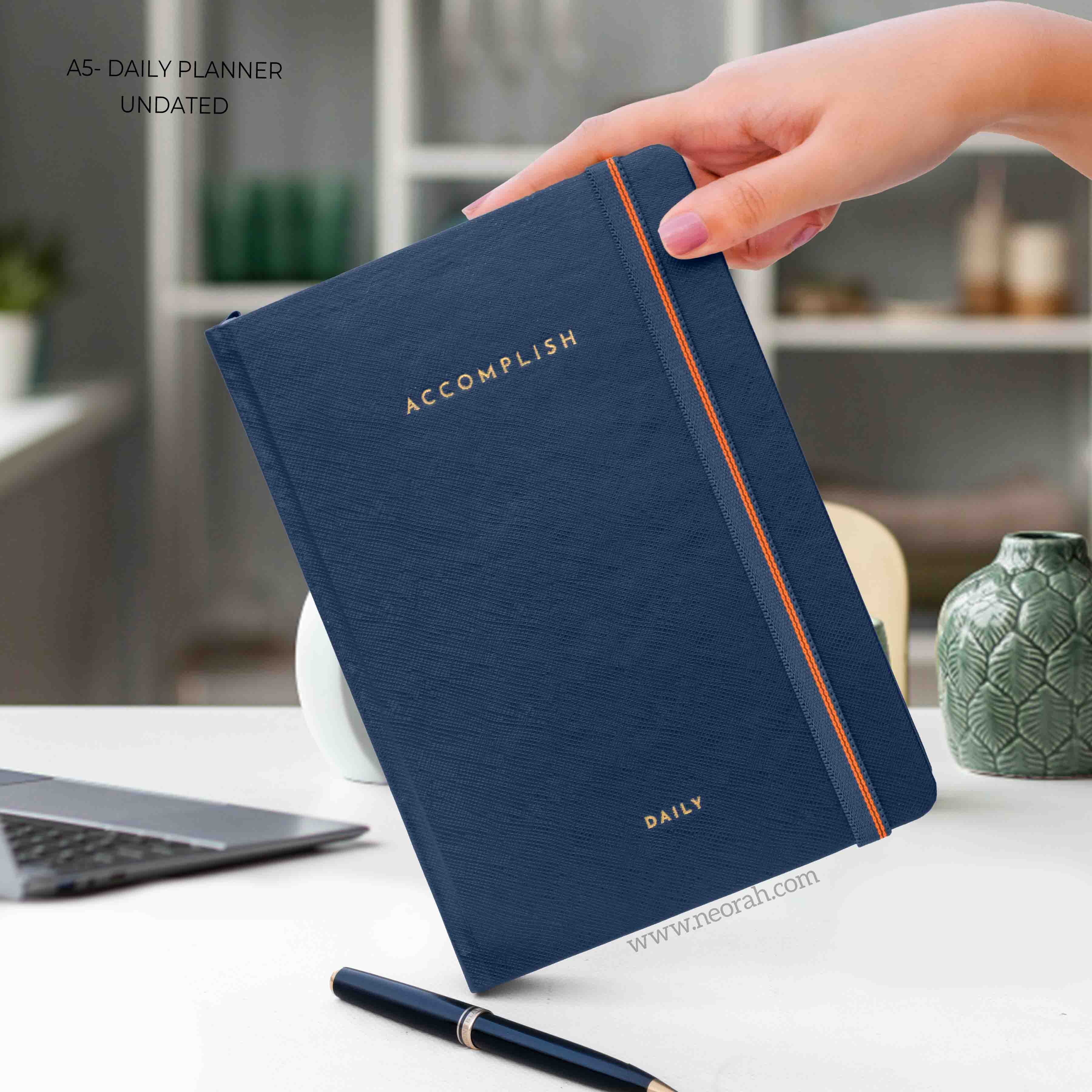 A5 - UNDATED - DAILY PLANNER - HARD COVER - Image 15