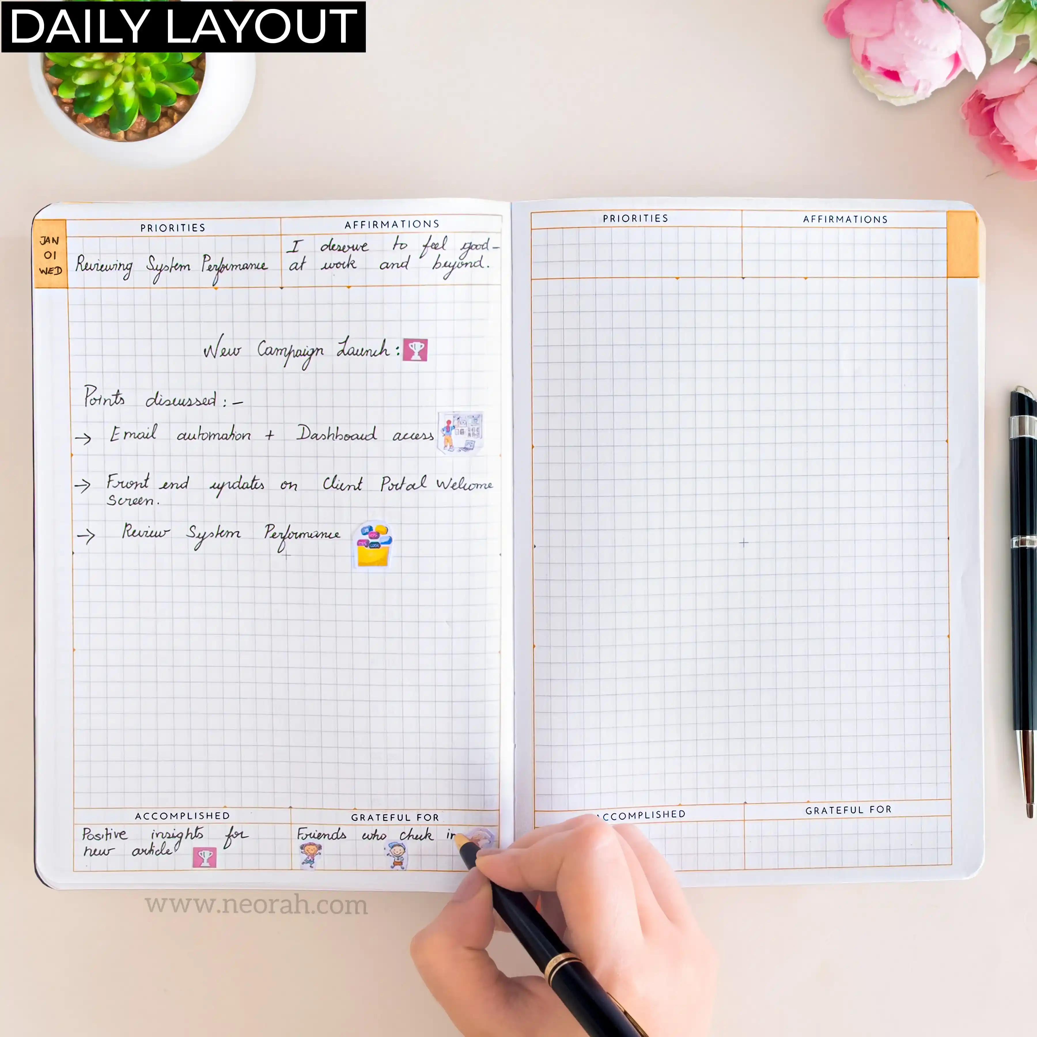 A5 - UNDATED - DAILY PLANNER - SOFT COVER - Image 17