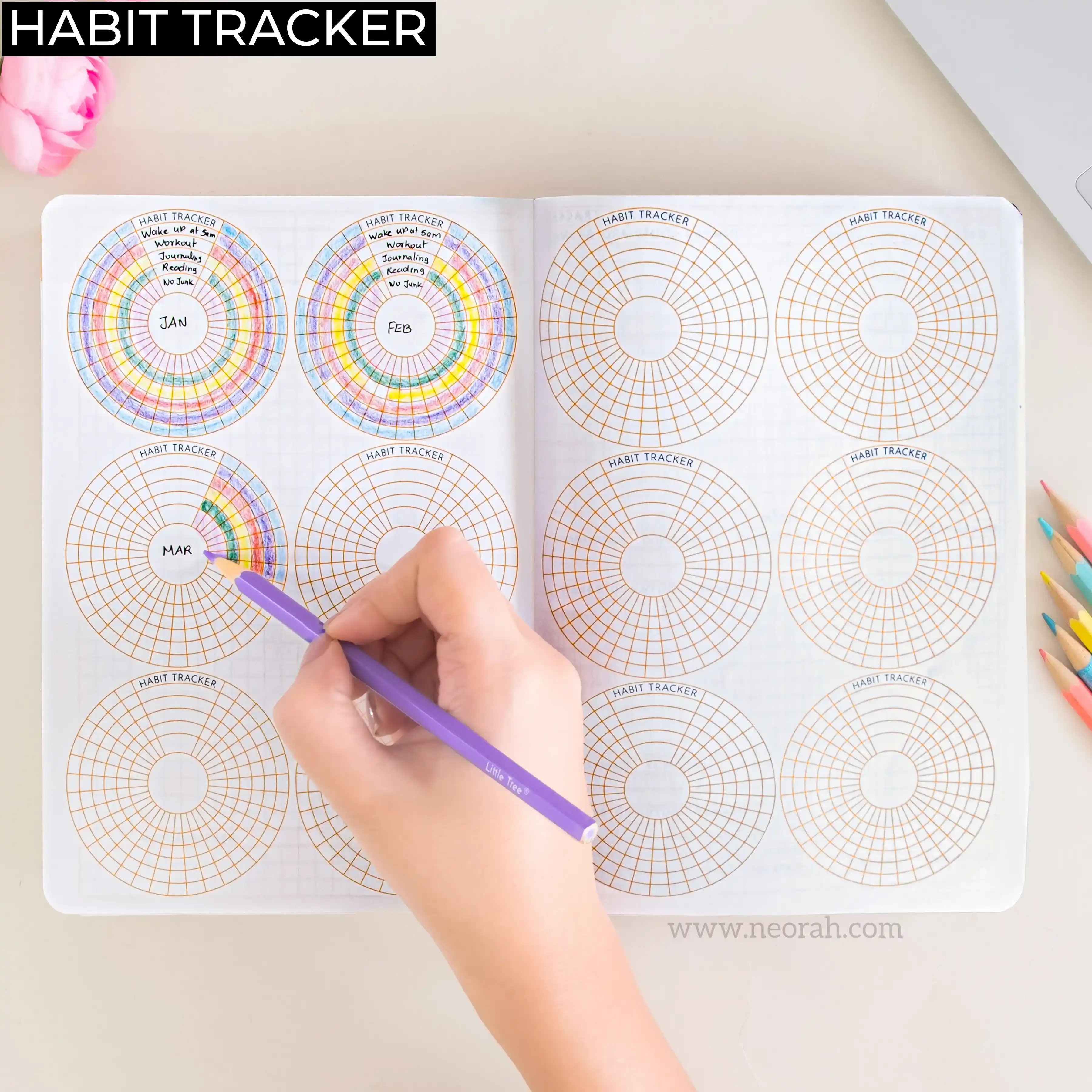 A5 - UNDATED - DAILY PLANNER - SOFT COVER - Image 19