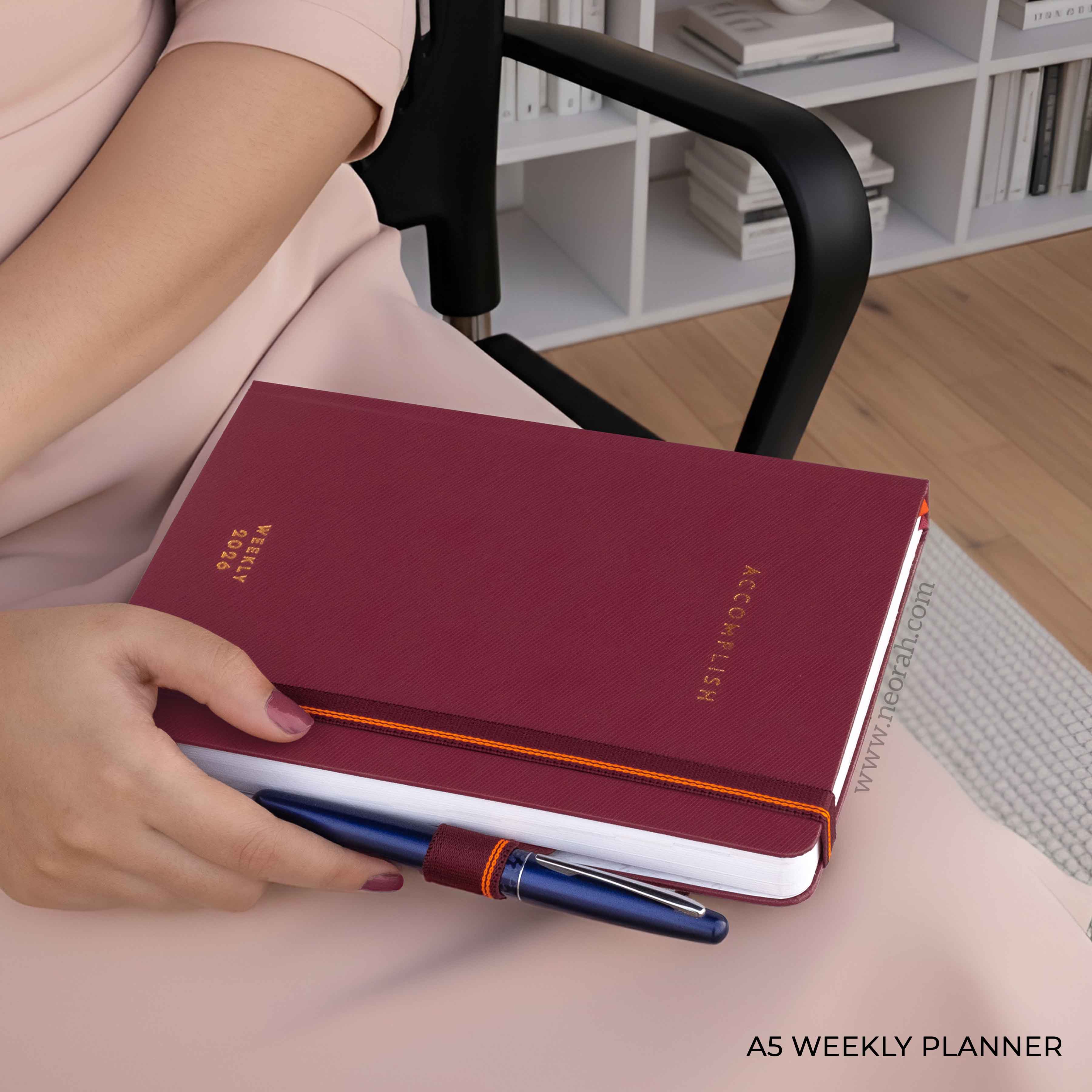 A5 - 2026 - WEEKLY PLANNER - HARD COVER - Image 15