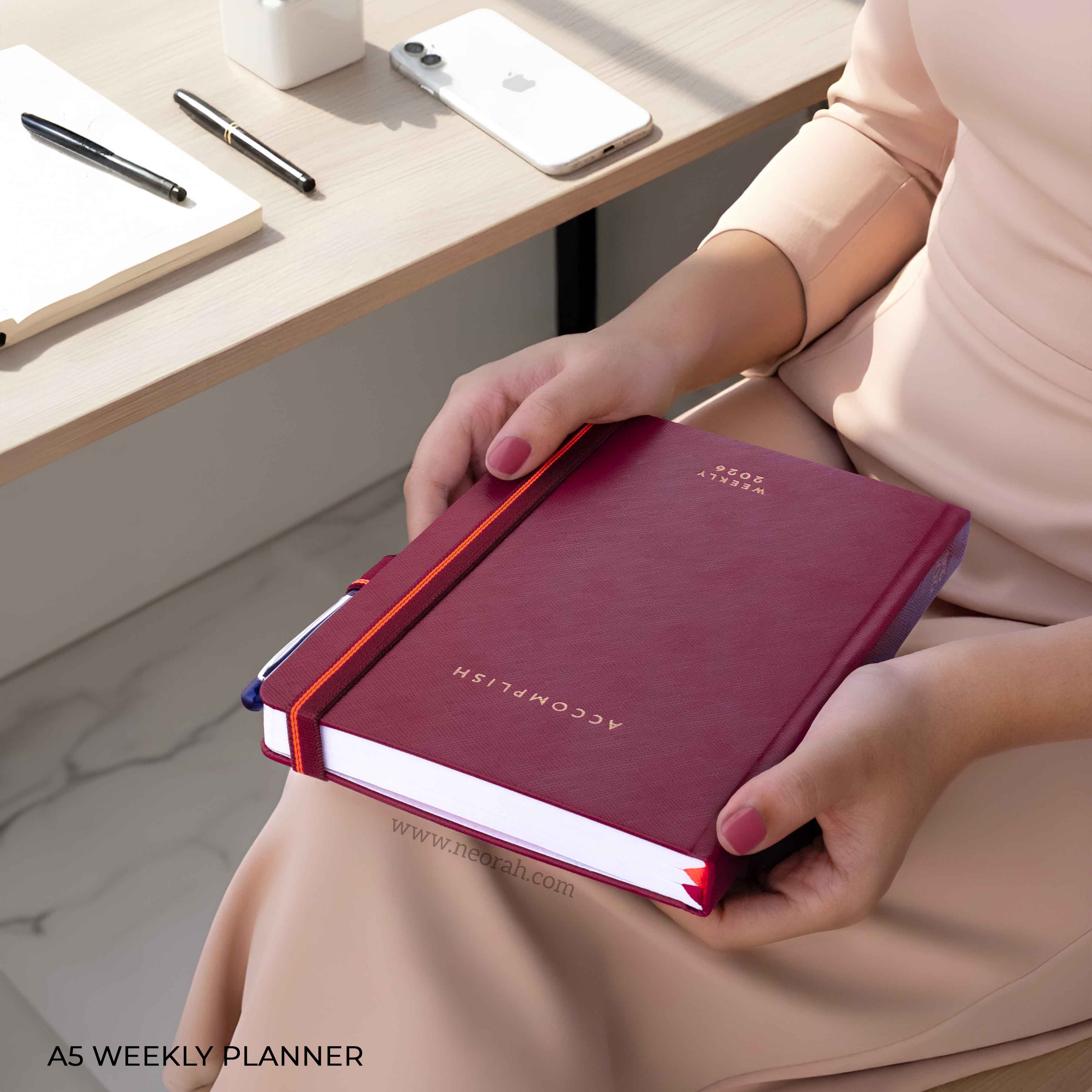A5 - 2026 - WEEKLY PLANNER - HARD COVER - Image 16
