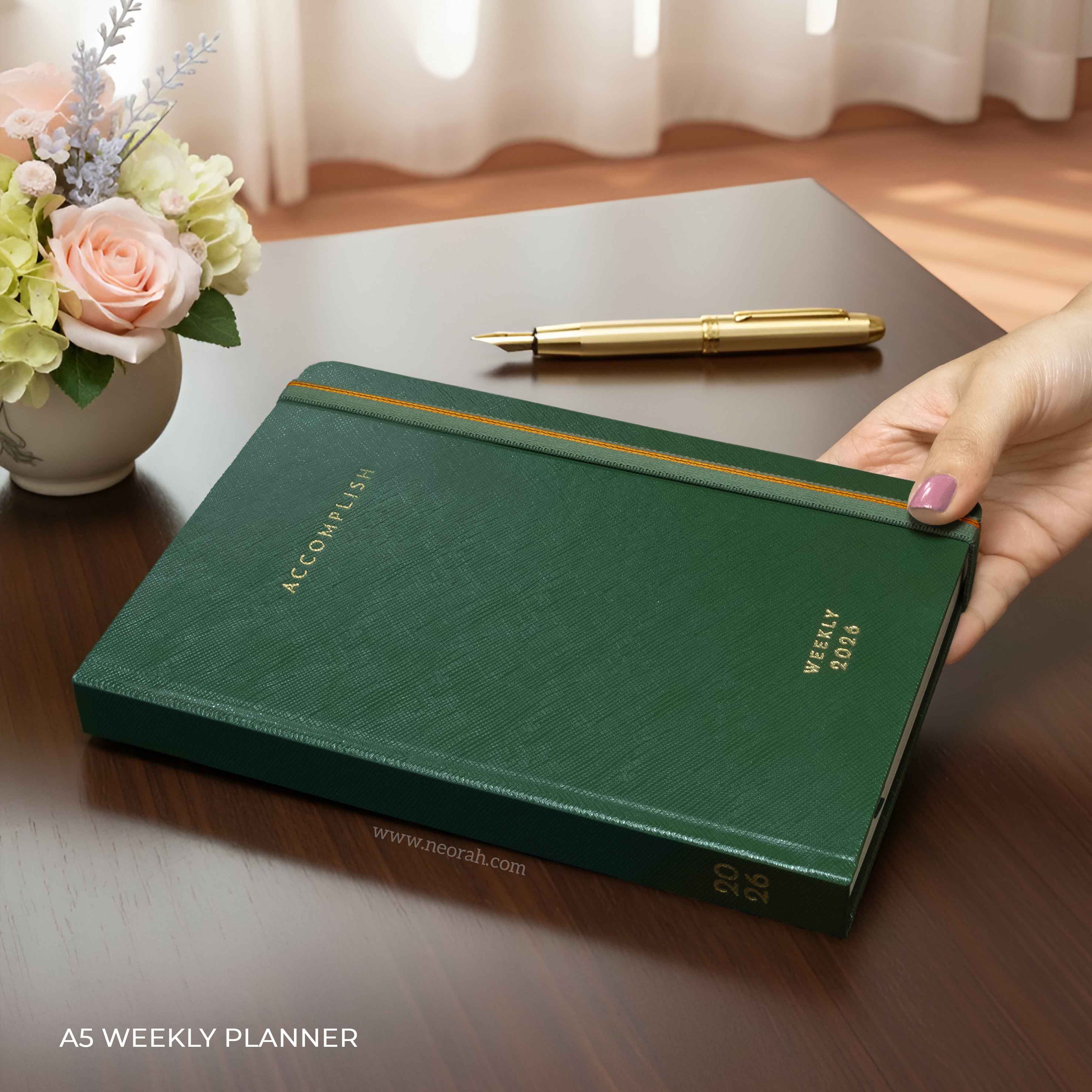 A5 - 2026 - WEEKLY PLANNER - HARD COVER - Image 67