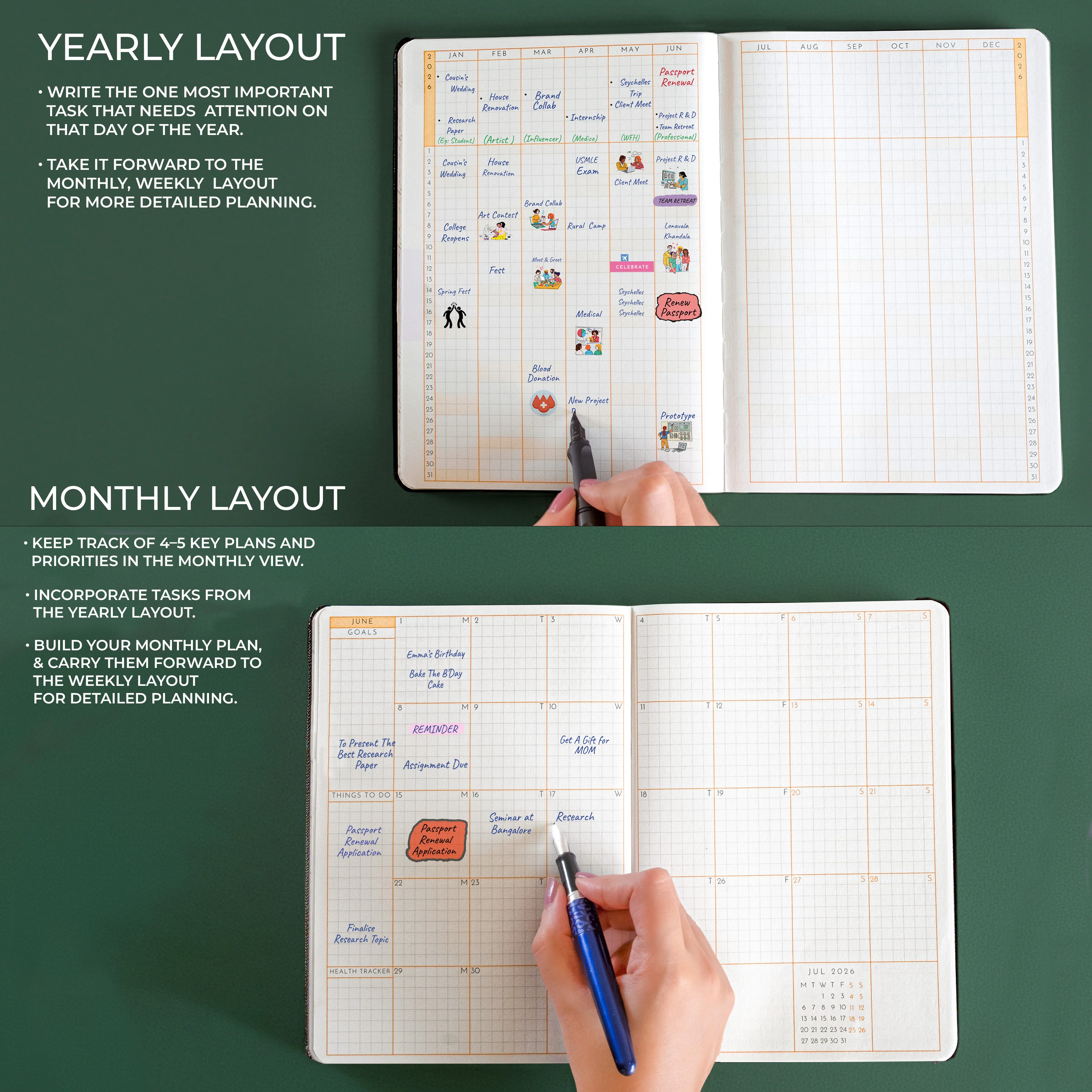 A5 - 2026 - WEEKLY PLANNER - 264 PAGES - SOFT COVER - Image 7
