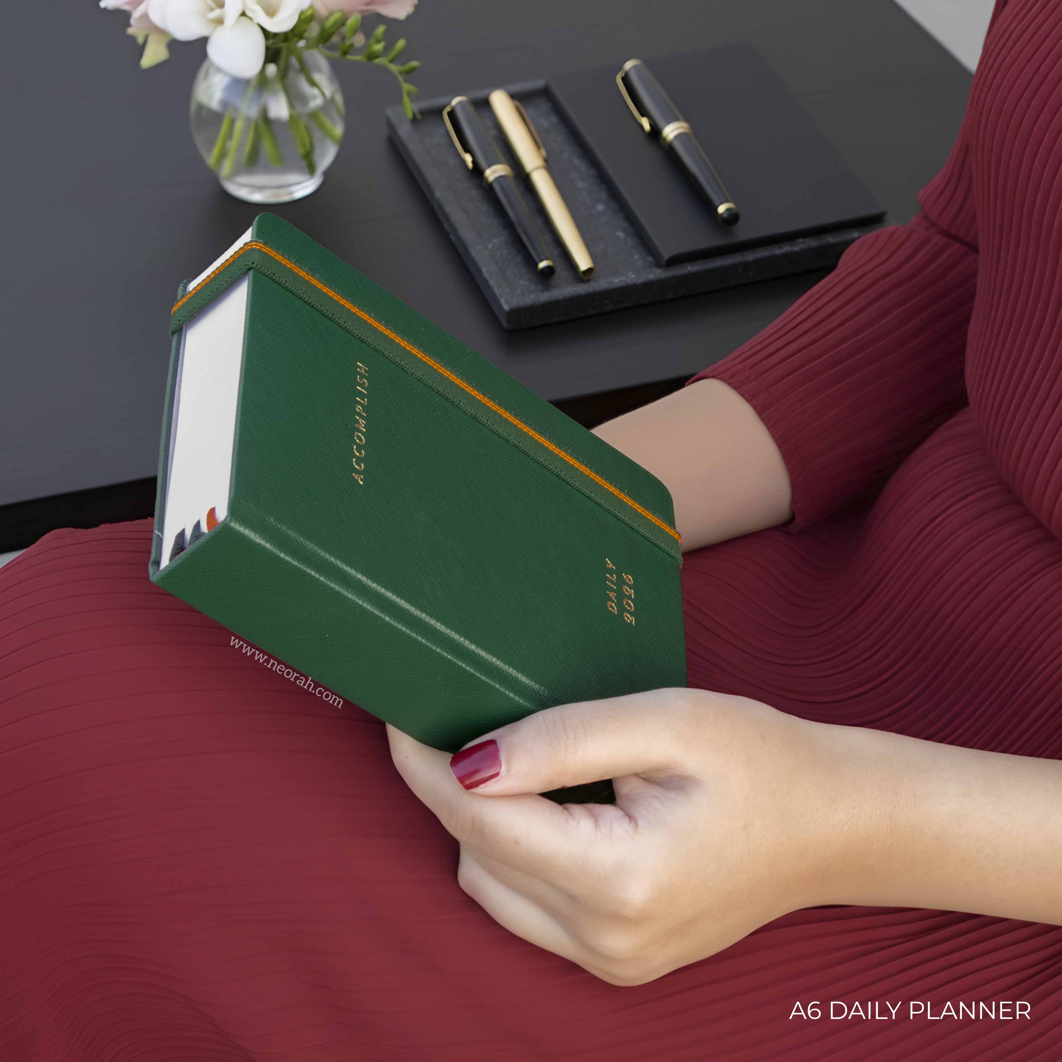 A6 - 2026 - DAILY PLANNER - HARD COVER - Image 64