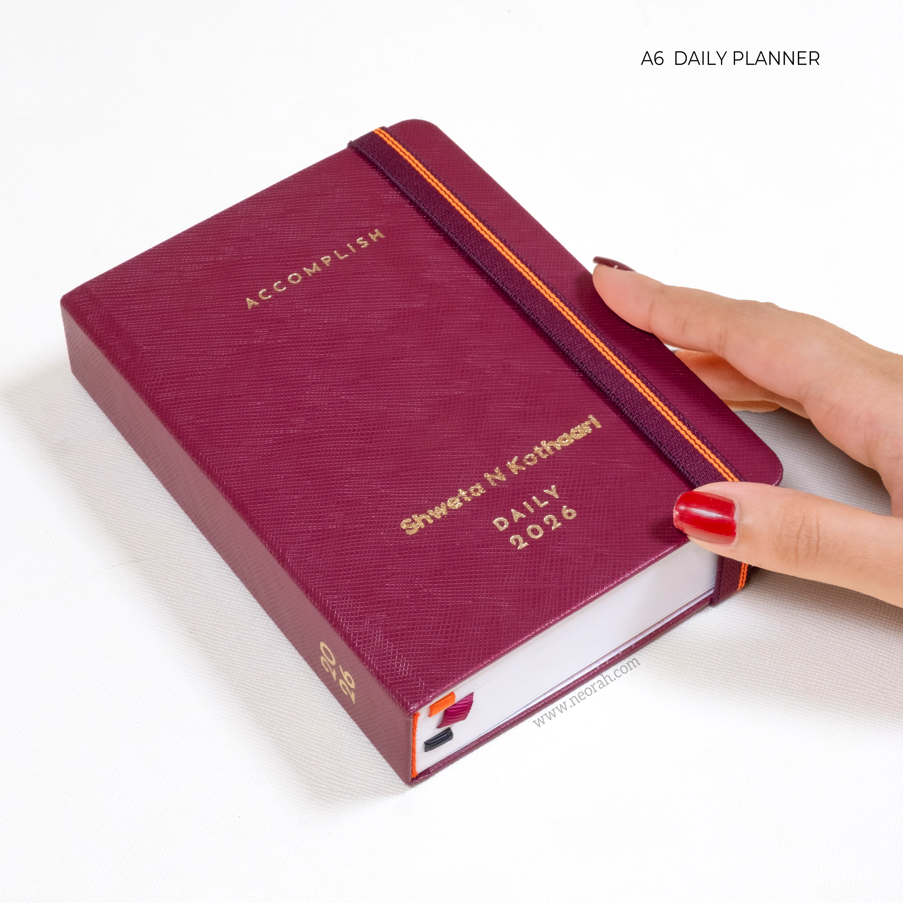 A6 - 2026 - DAILY PLANNER - HARD COVER - Image 68