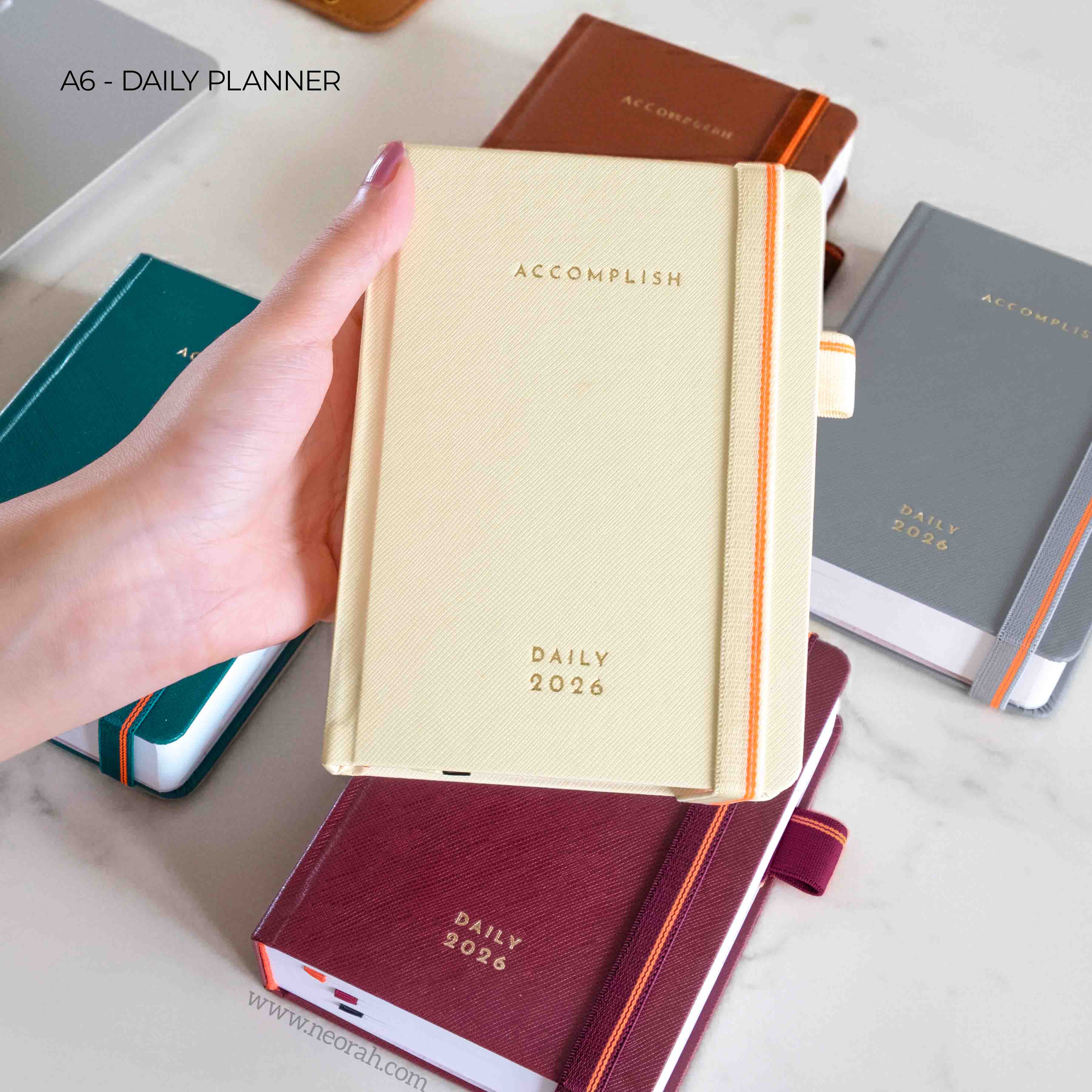 A6 - 2026 - DAILY PLANNER - HARD COVER - Image 98