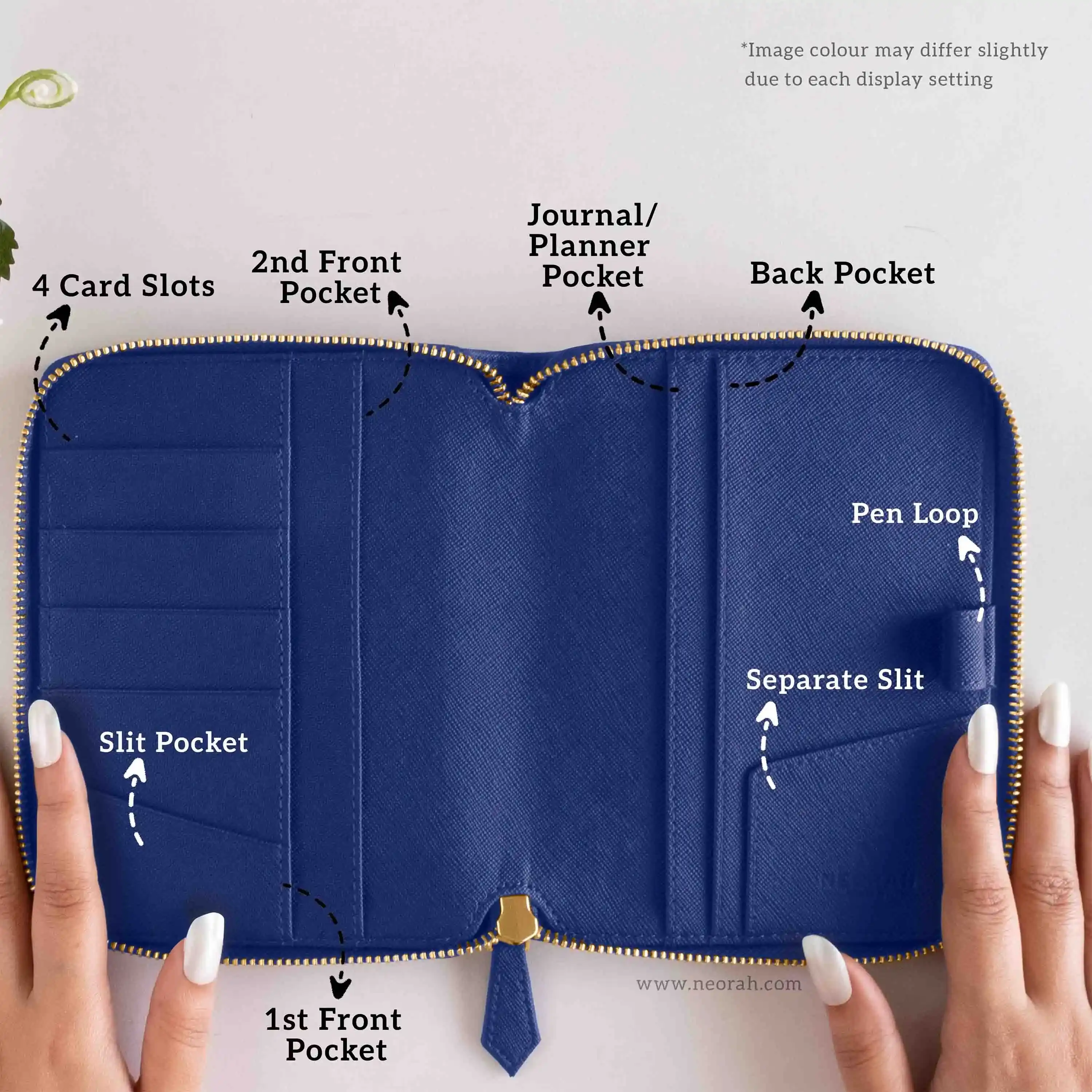 A6 - REFILLABLE QUILTED ORGANISER SLEEVE - ZIP - Image 100