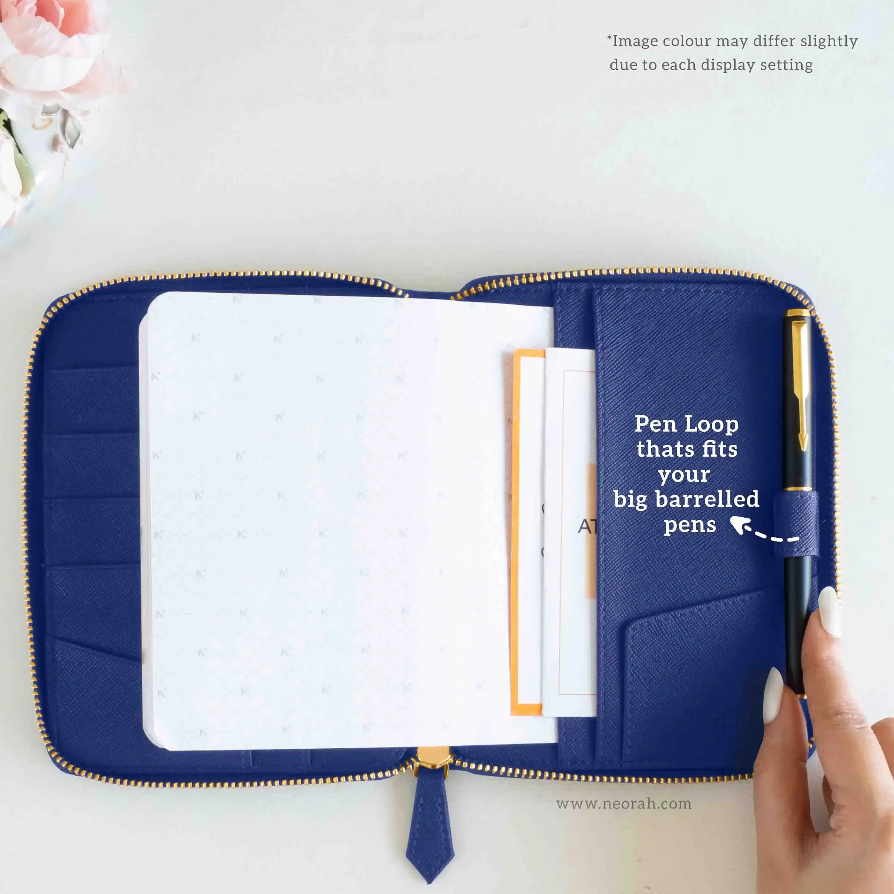 A6 - REFILLABLE QUILTED ORGANISER SLEEVE - ZIP - Image 110