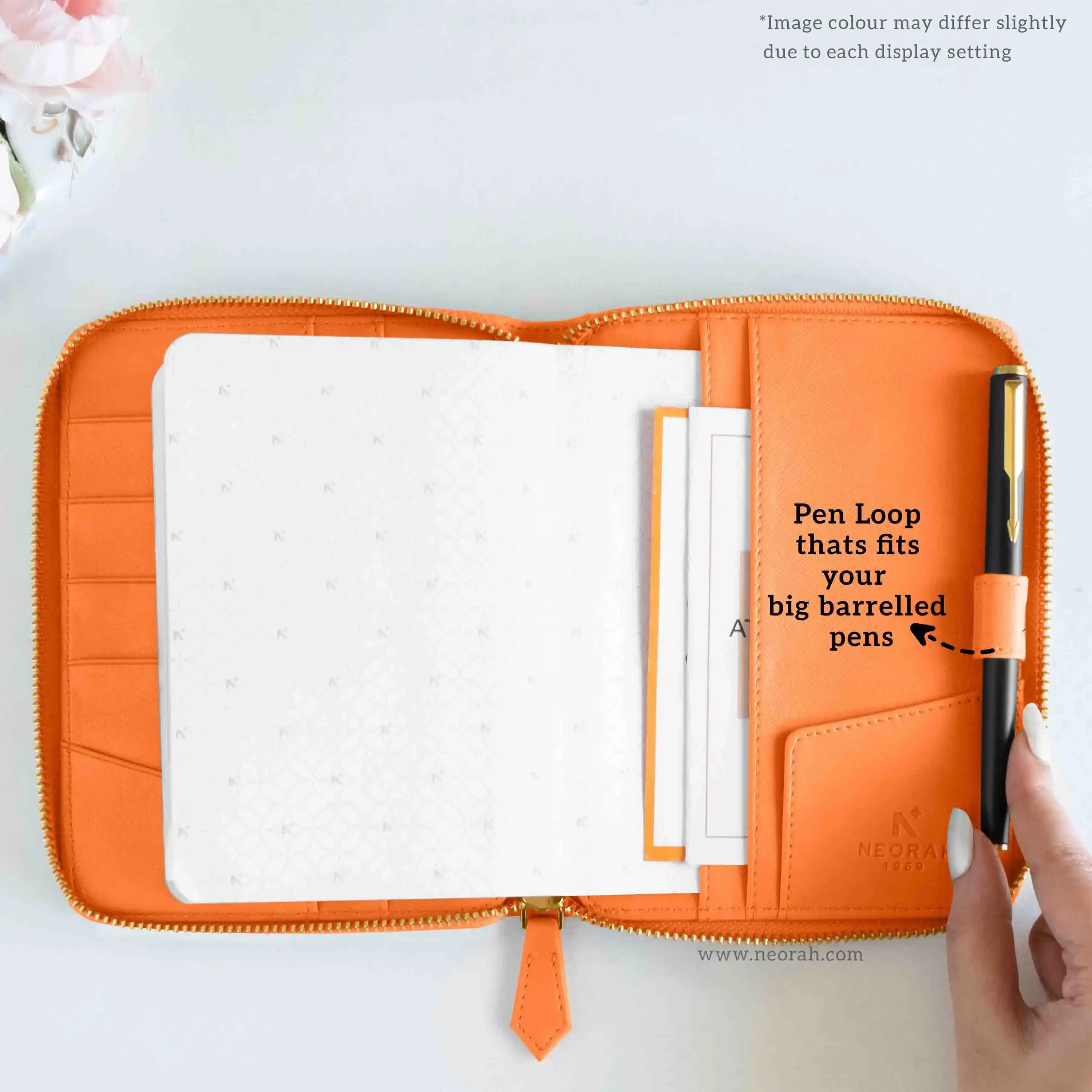 A6 - REFILLABLE QUILTED ORGANISER SLEEVE - ZIP - Image 123