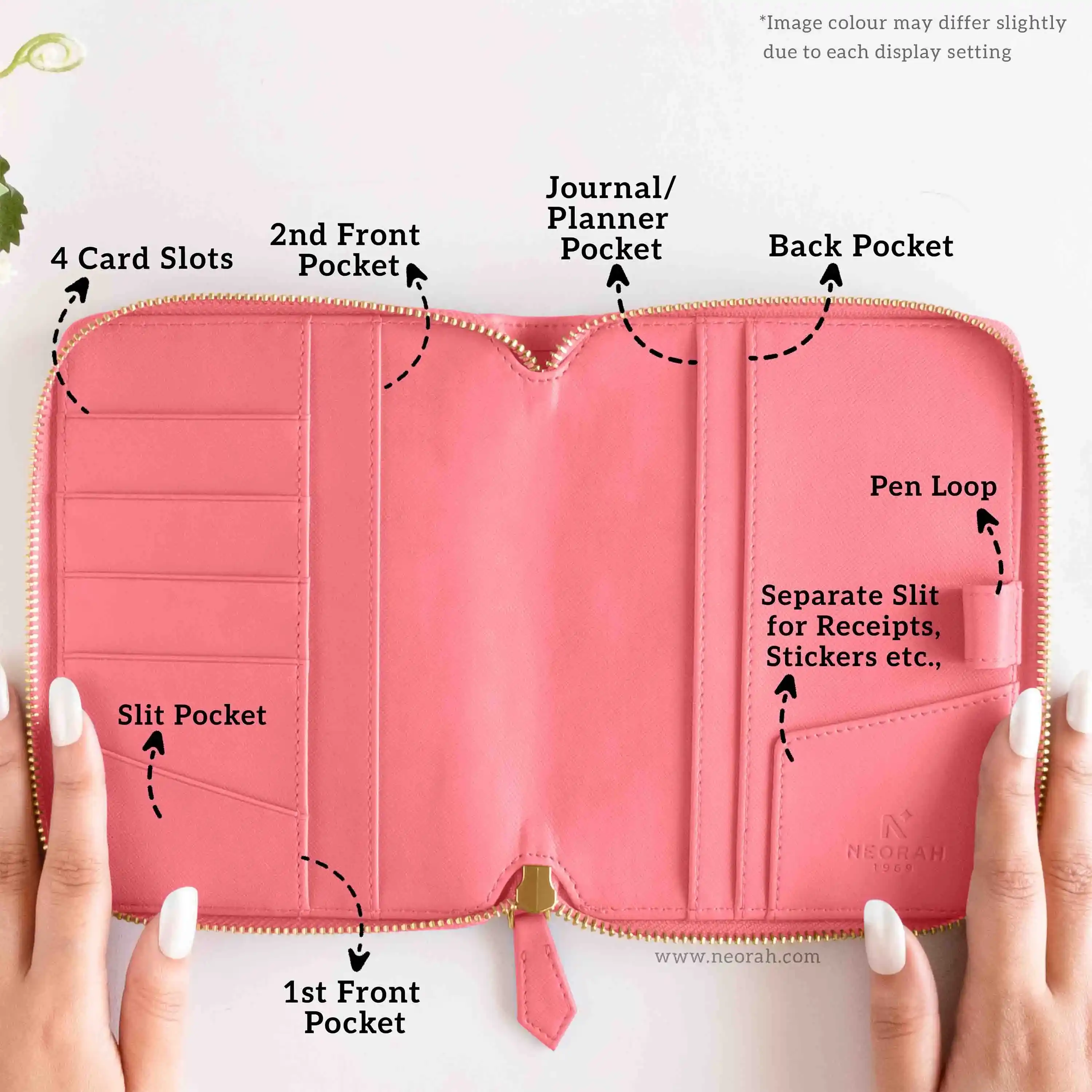 A6 - REFILLABLE QUILTED ORGANISER SLEEVE - ZIP - Image 126