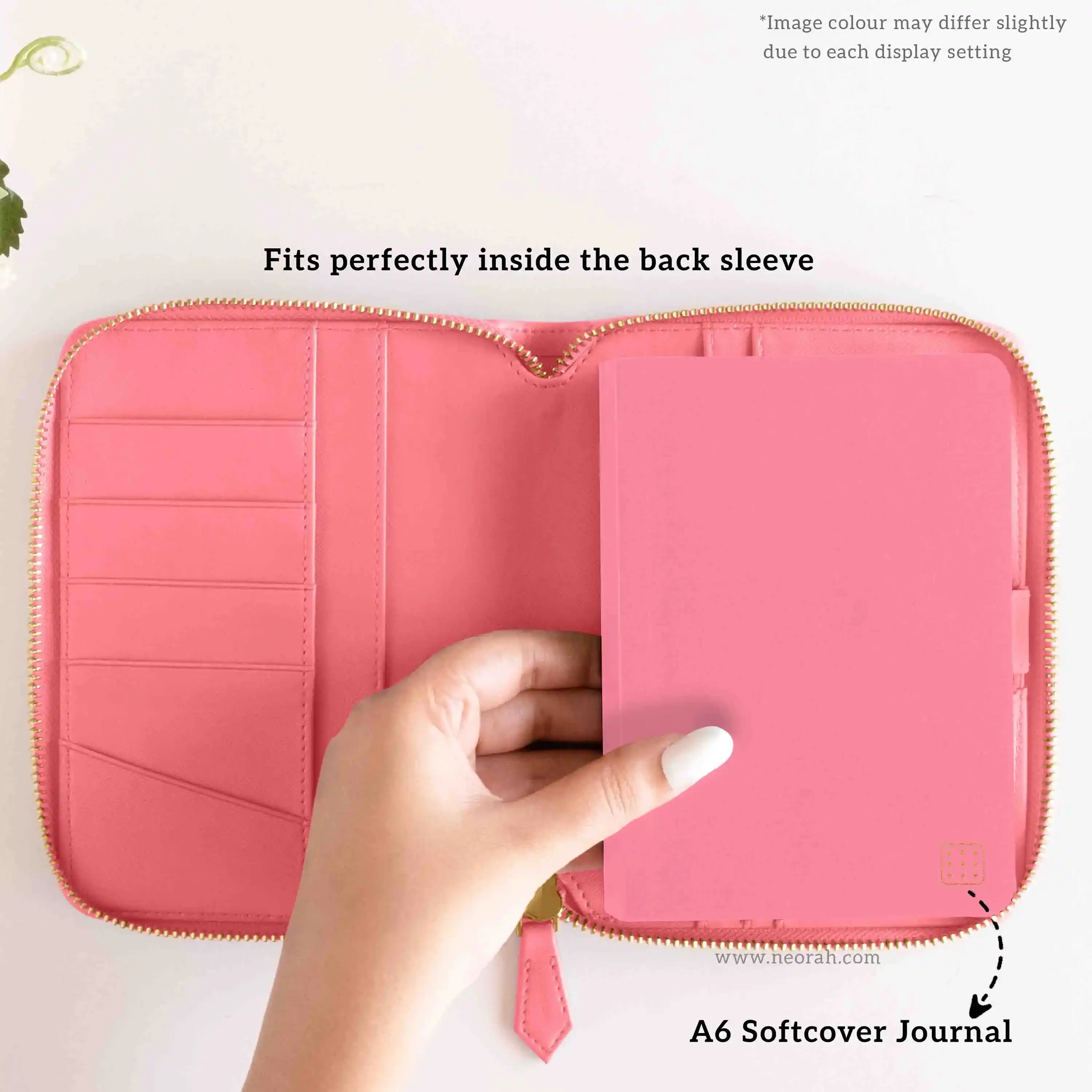 A6 - REFILLABLE QUILTED ORGANISER SLEEVE - ZIP - Image 132