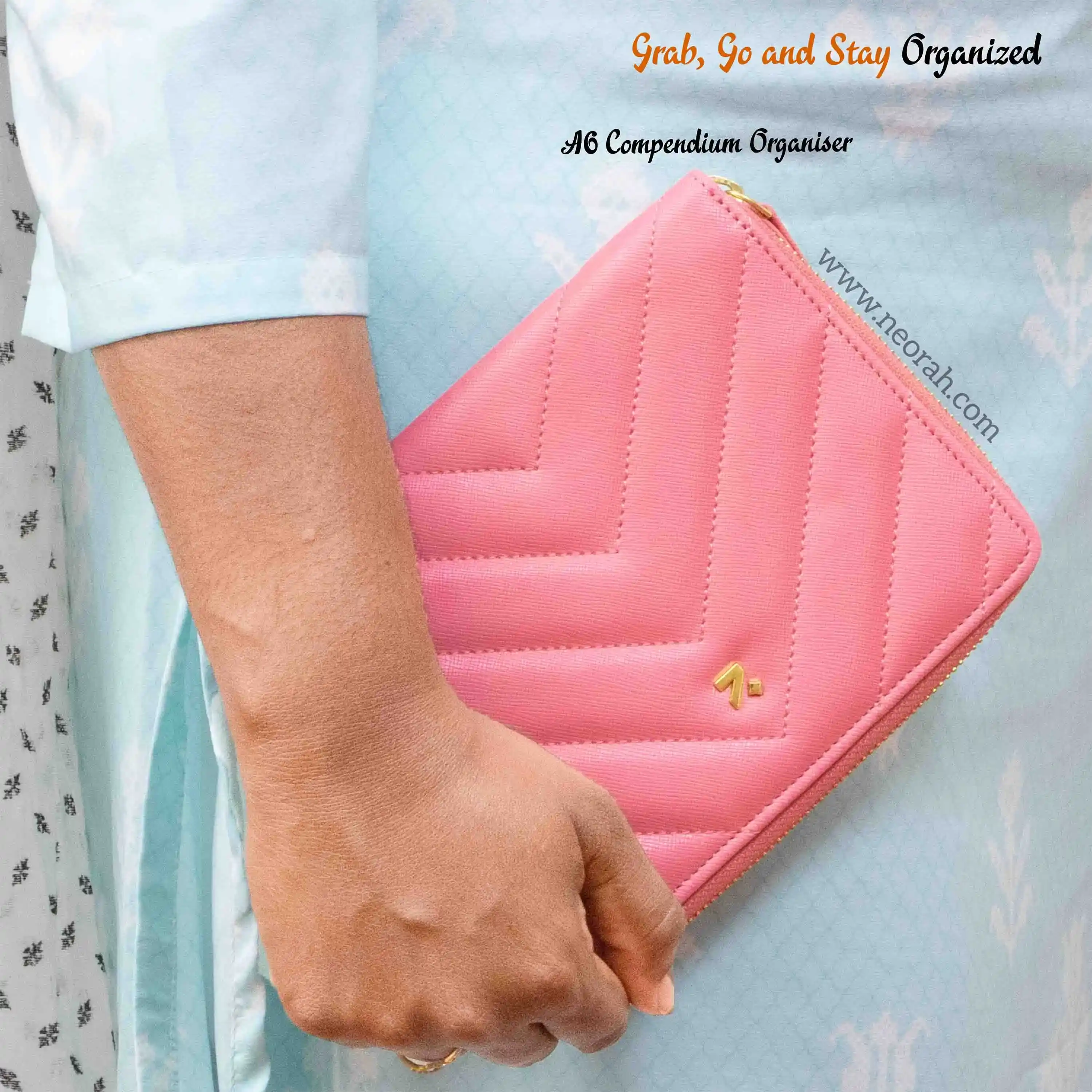 A6 - REFILLABLE QUILTED ORGANISER SLEEVE - ZIP - Image 139