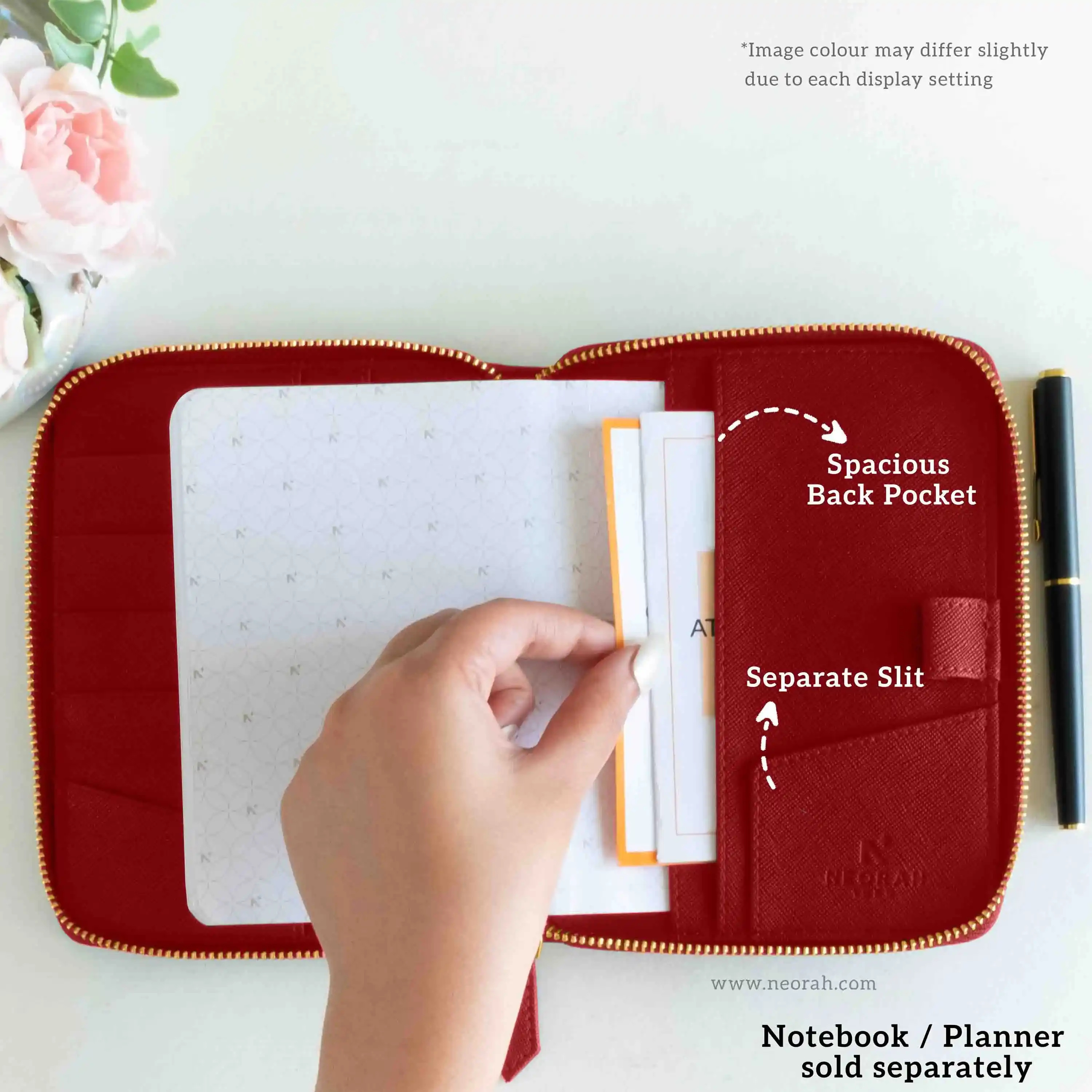 A6 - REFILLABLE QUILTED ORGANISER SLEEVE - ZIP - Image 148