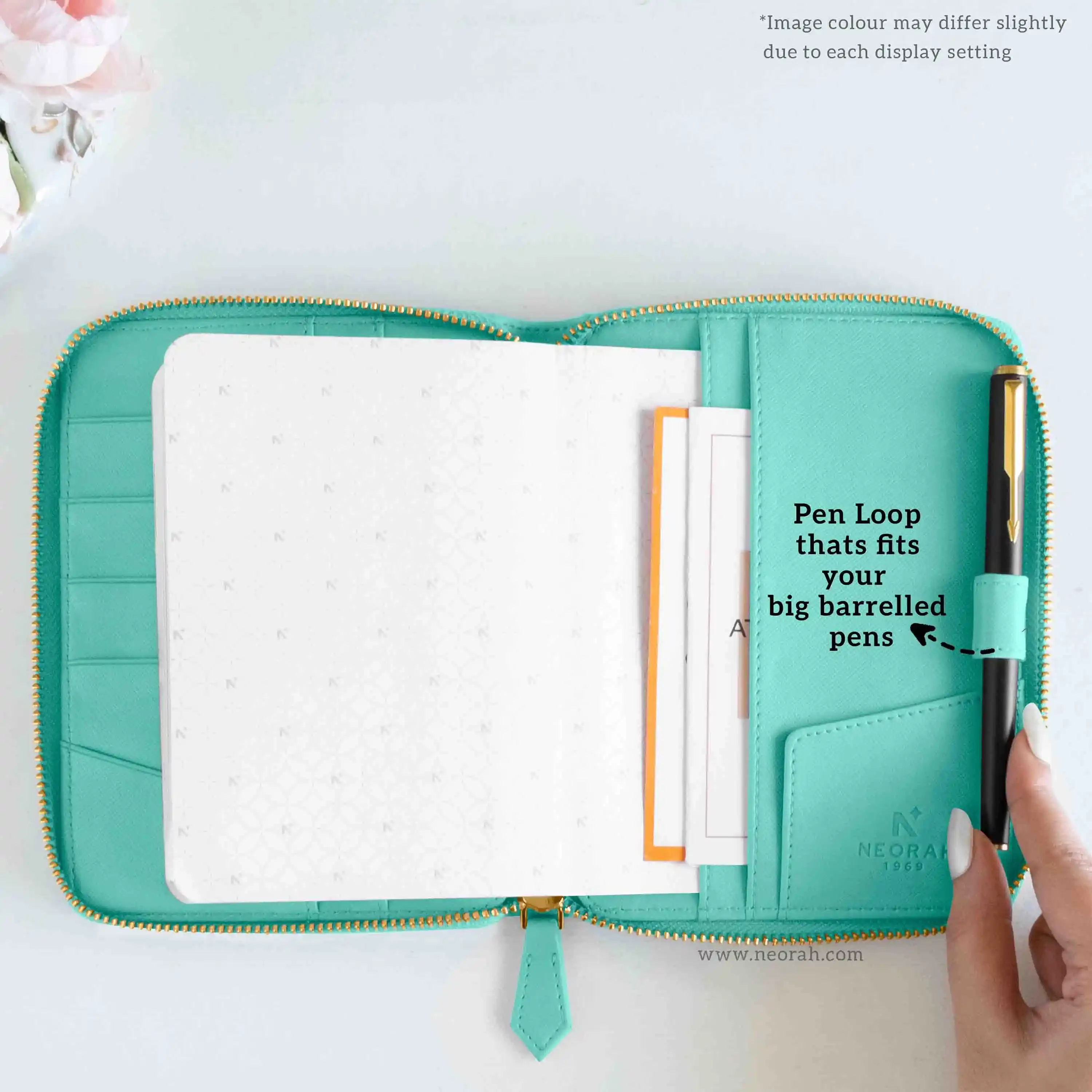 A6 - REFILLABLE QUILTED ORGANISER SLEEVE - ZIP - Image 163