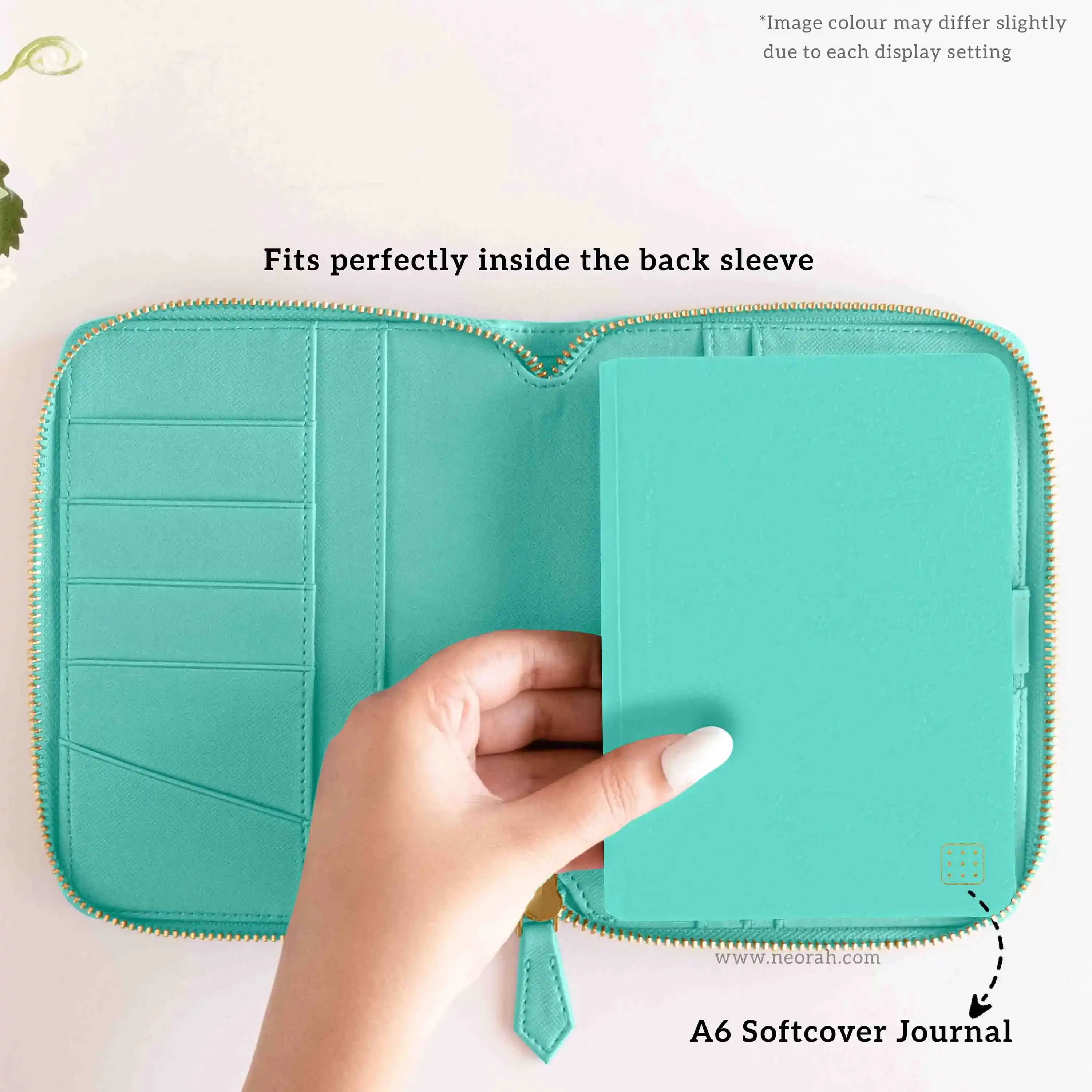 A6 - REFILLABLE QUILTED ORGANISER SLEEVE - ZIP - Image 164