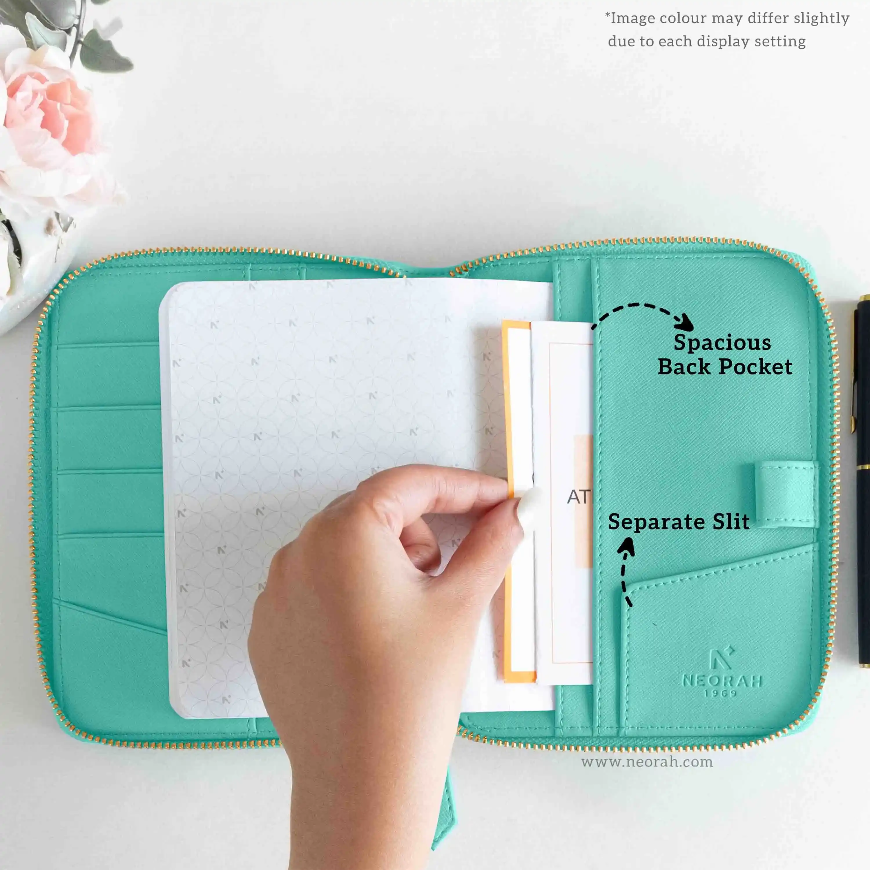 A6 - REFILLABLE QUILTED ORGANISER SLEEVE - ZIP - Image 168