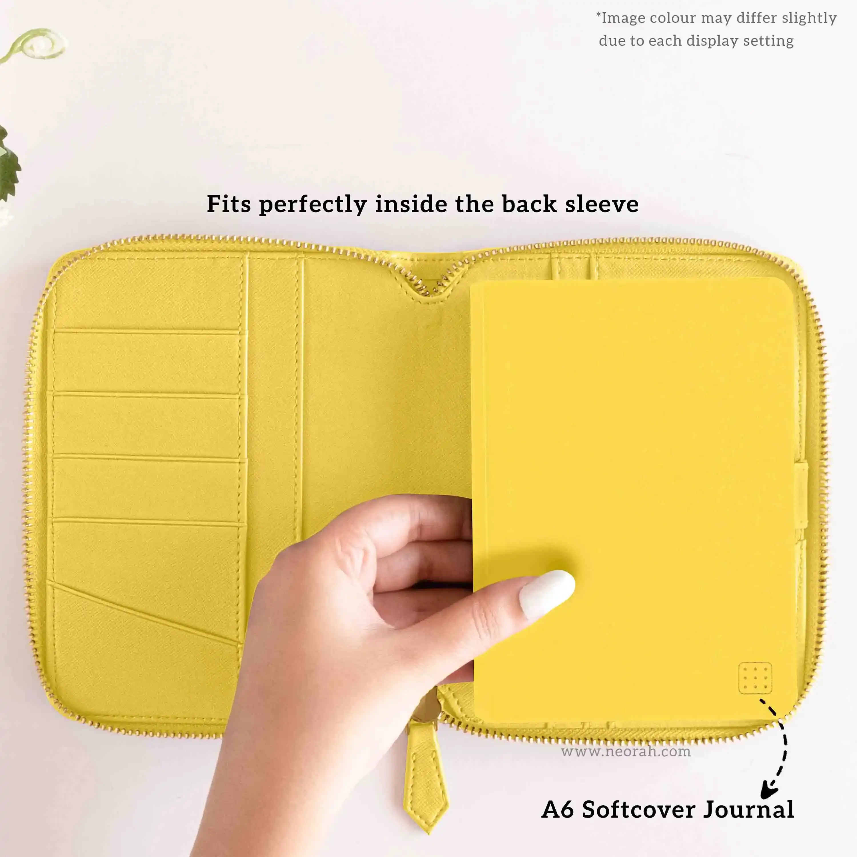 A6 - REFILLABLE QUILTED ORGANISER SLEEVE - ZIP - Image 178
