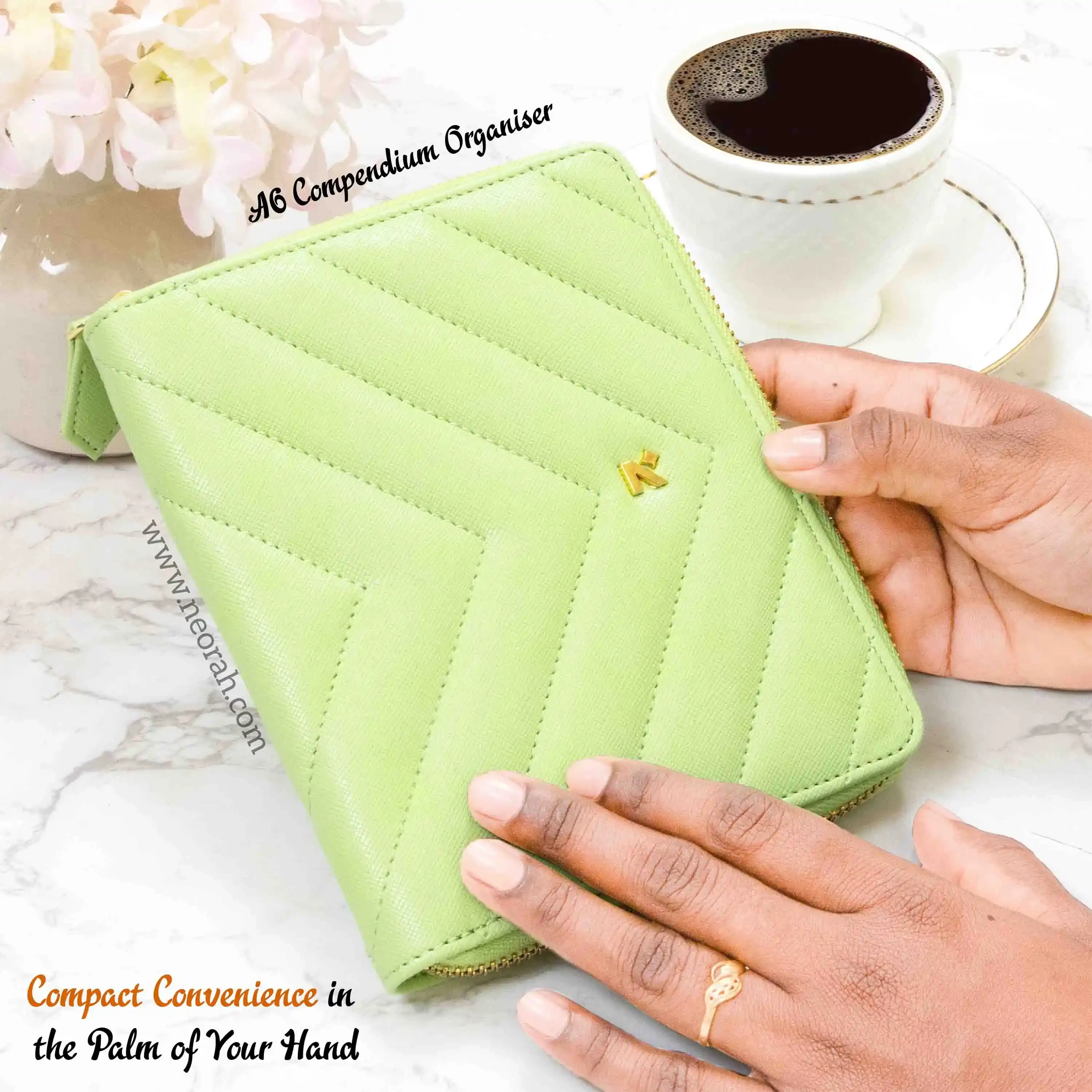 A6 - REFILLABLE QUILTED ORGANISER SLEEVE - ZIP - Image 30