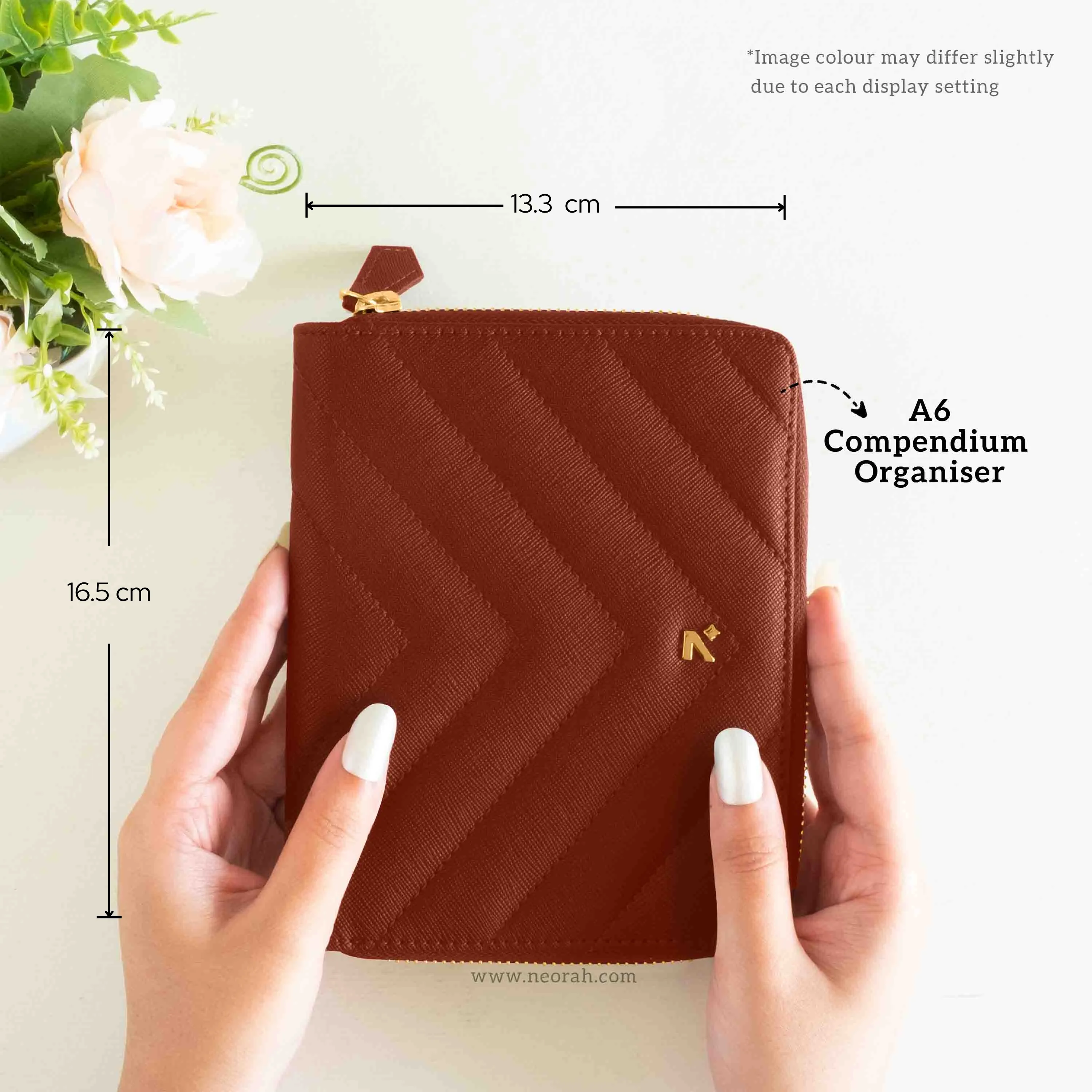 A6 - REFILLABLE QUILTED ORGANISER SLEEVE - ZIP - Image 54