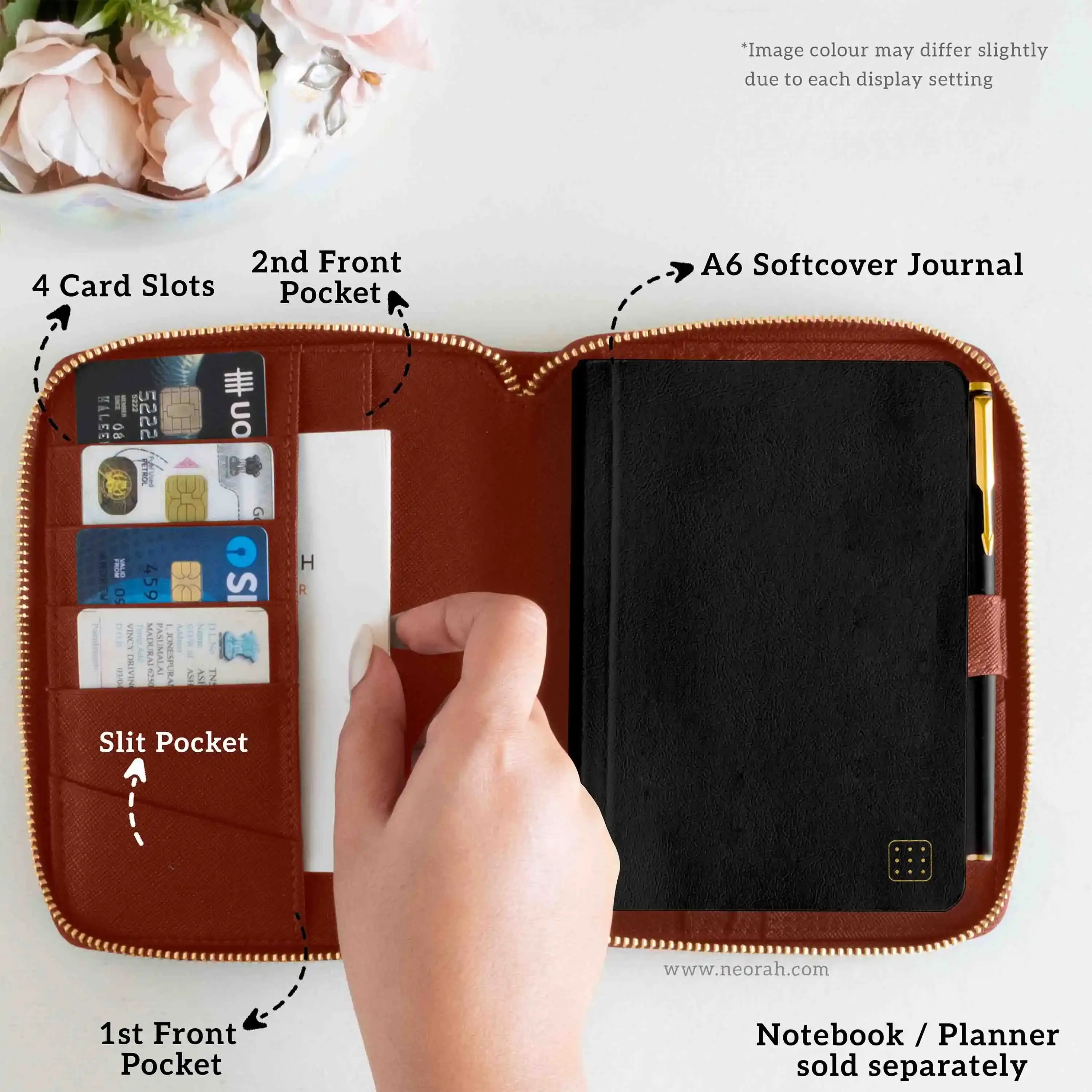 A6 - REFILLABLE QUILTED ORGANISER SLEEVE - ZIP - Image 57