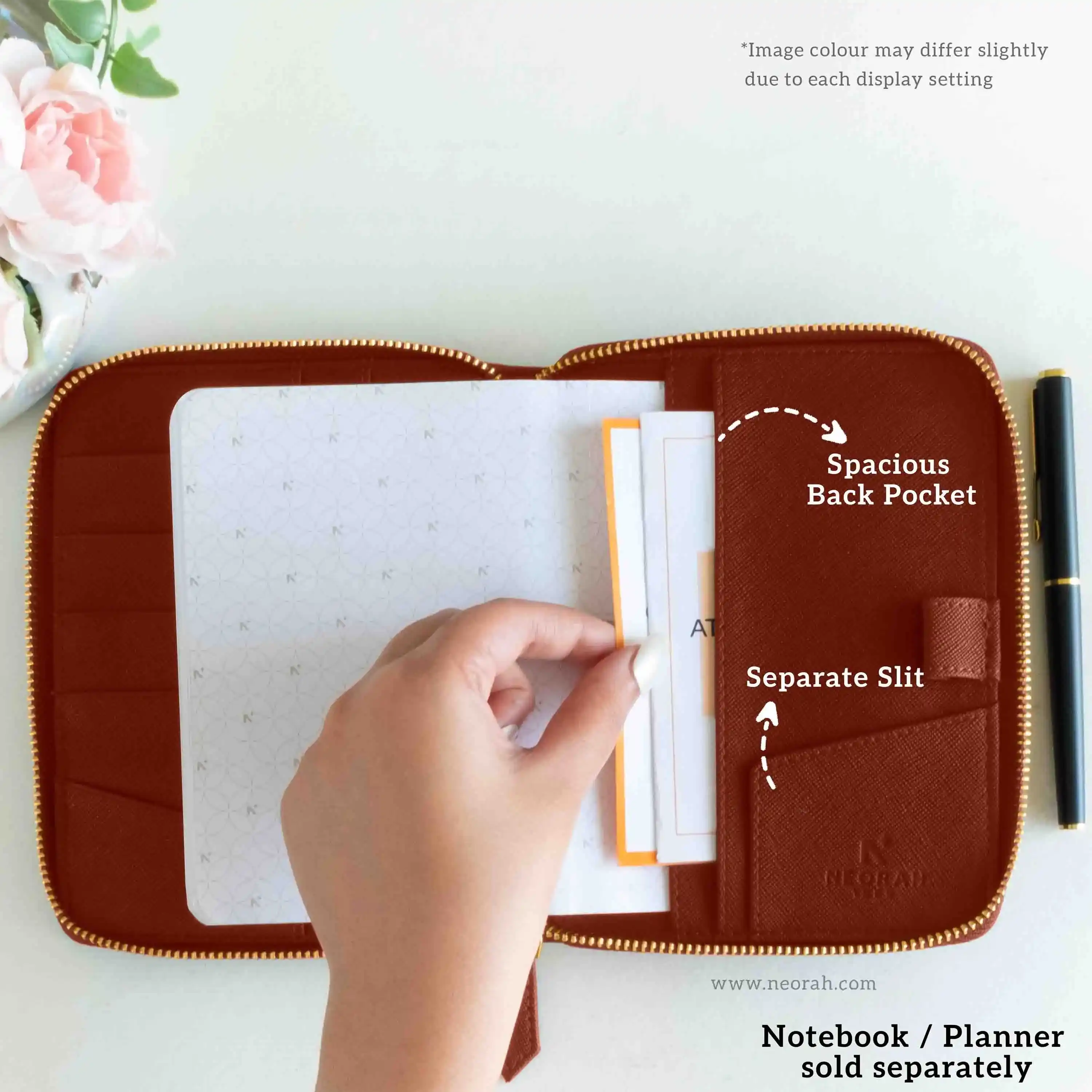 A6 - REFILLABLE QUILTED ORGANISER SLEEVE - ZIP - Image 59