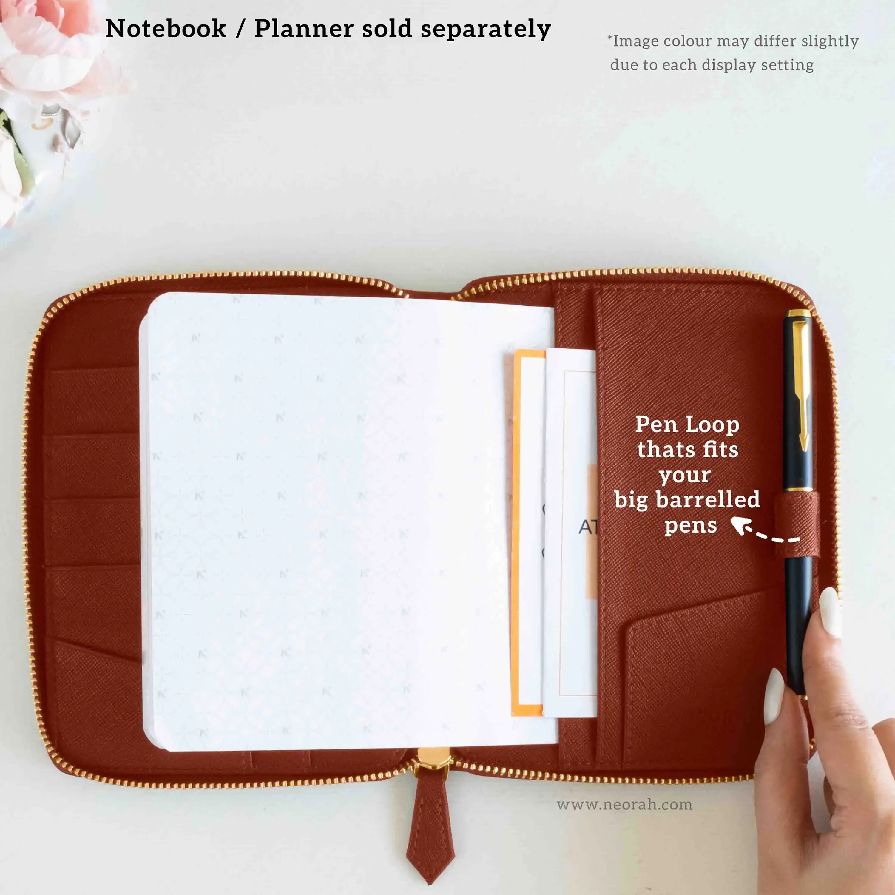 A6 - REFILLABLE QUILTED ORGANISER SLEEVE - ZIP - Image 60