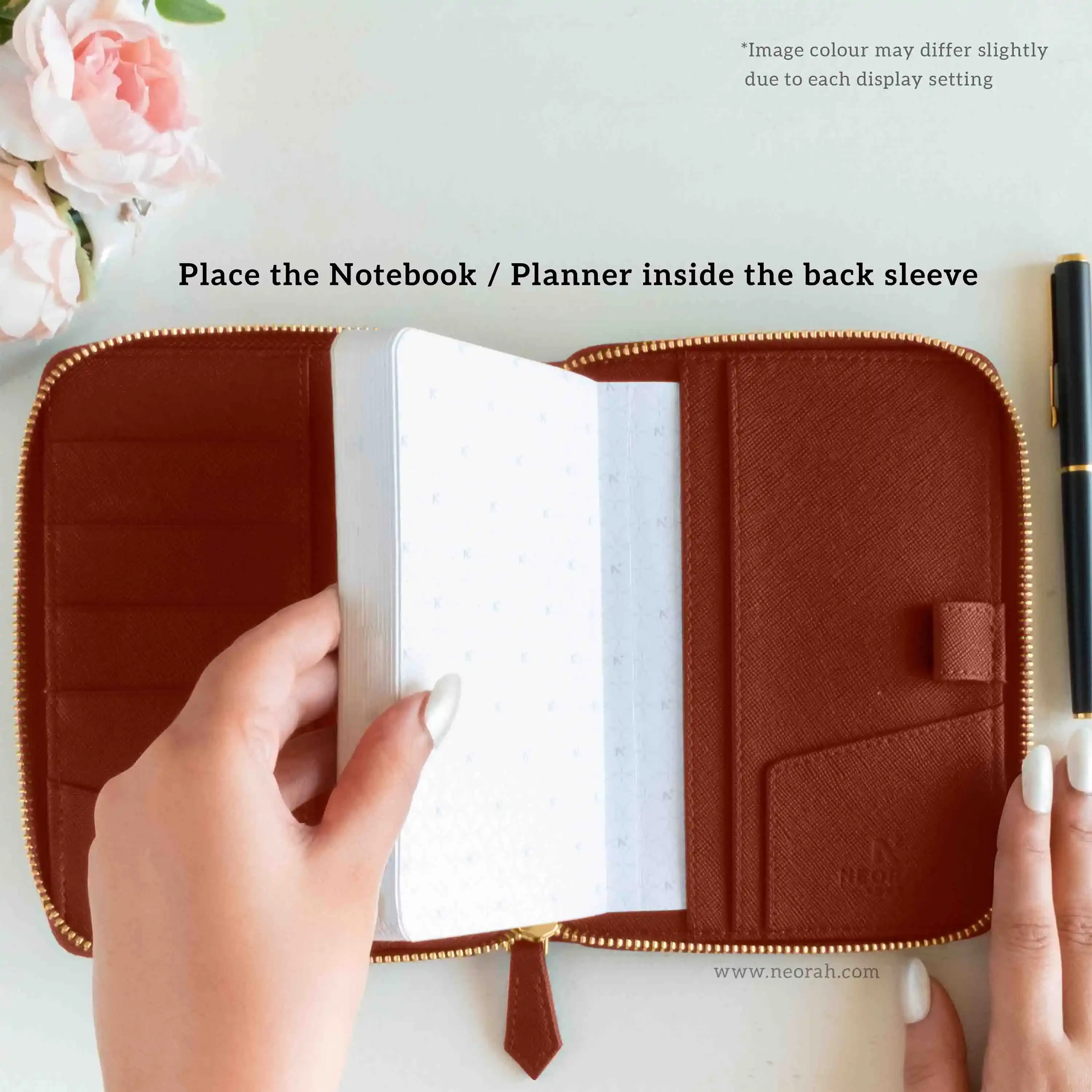 A6 - REFILLABLE QUILTED ORGANISER SLEEVE - ZIP - Image 63