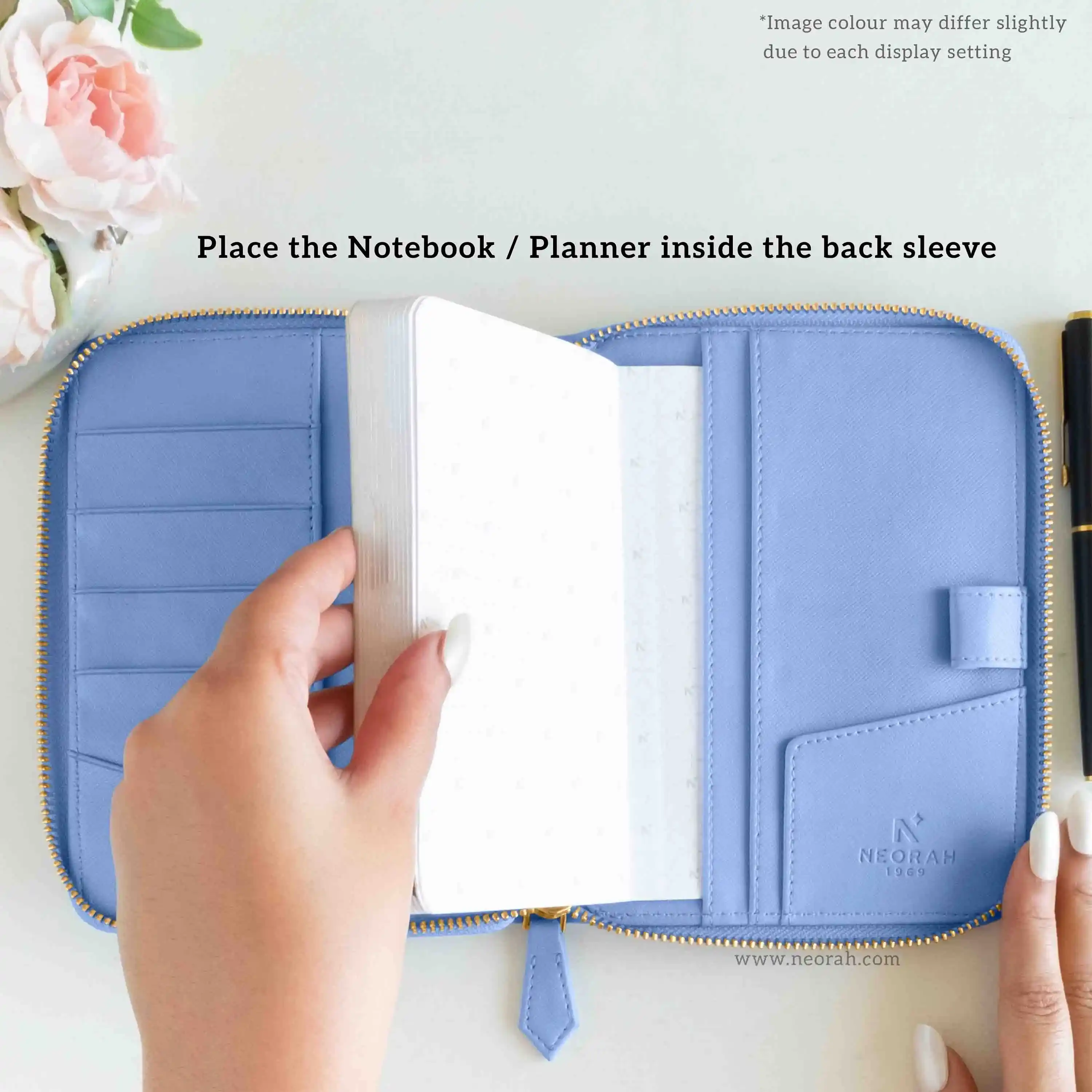 A6 - REFILLABLE QUILTED ORGANISER SLEEVE - ZIP - Image 77