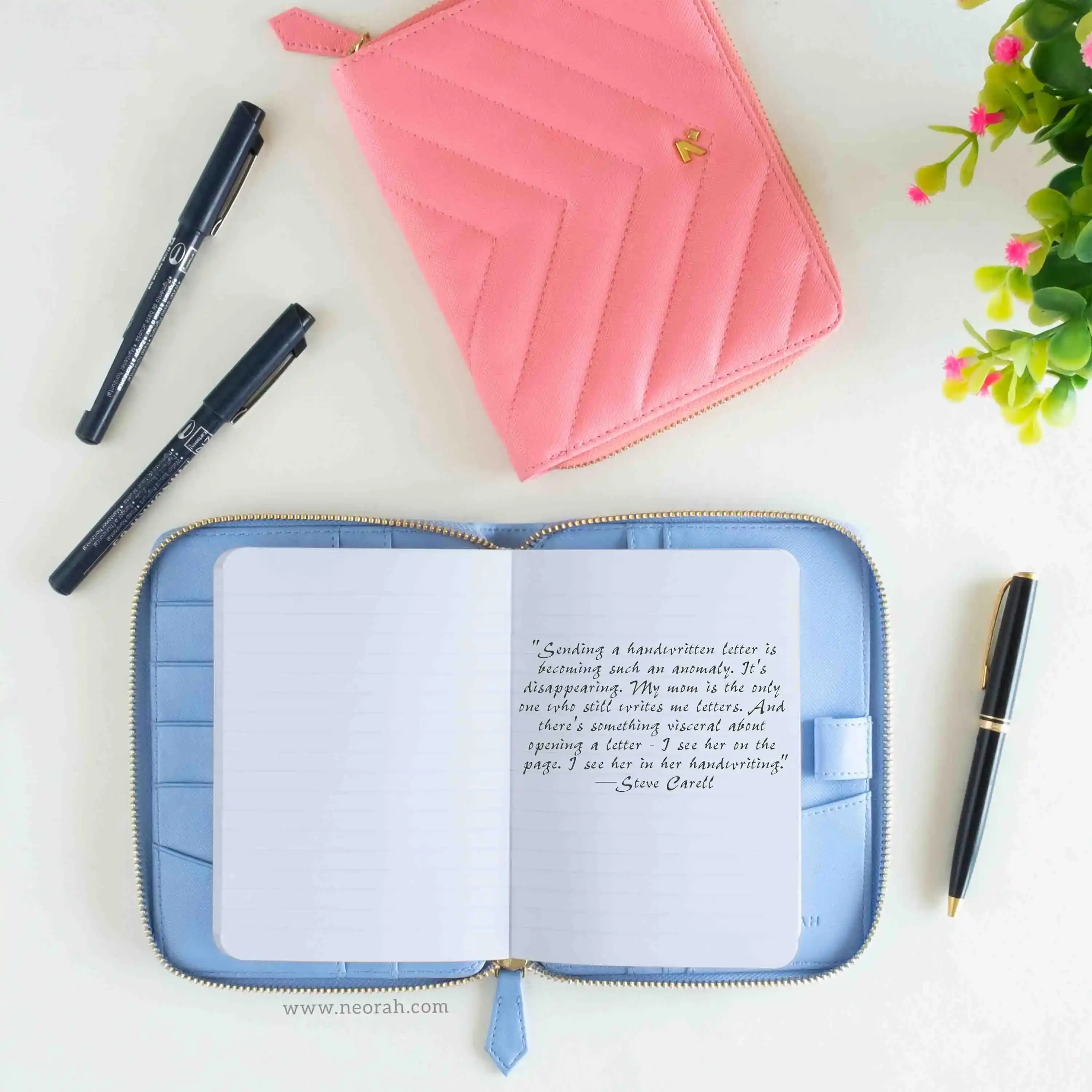 A6 - REFILLABLE QUILTED ORGANISER SLEEVE - ZIP - Image 80
