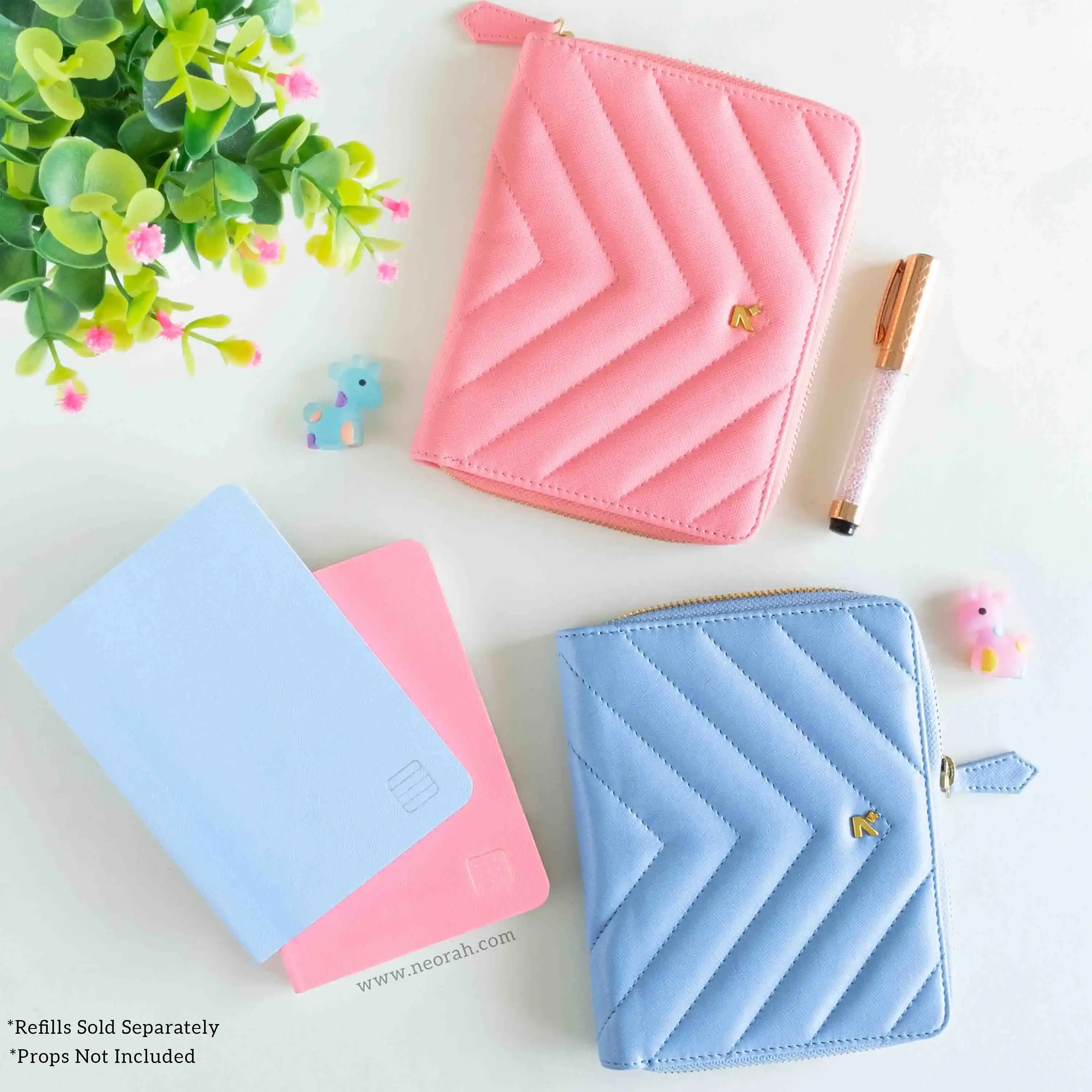 A6 - REFILLABLE QUILTED ORGANISER SLEEVE - ZIP - Image 82