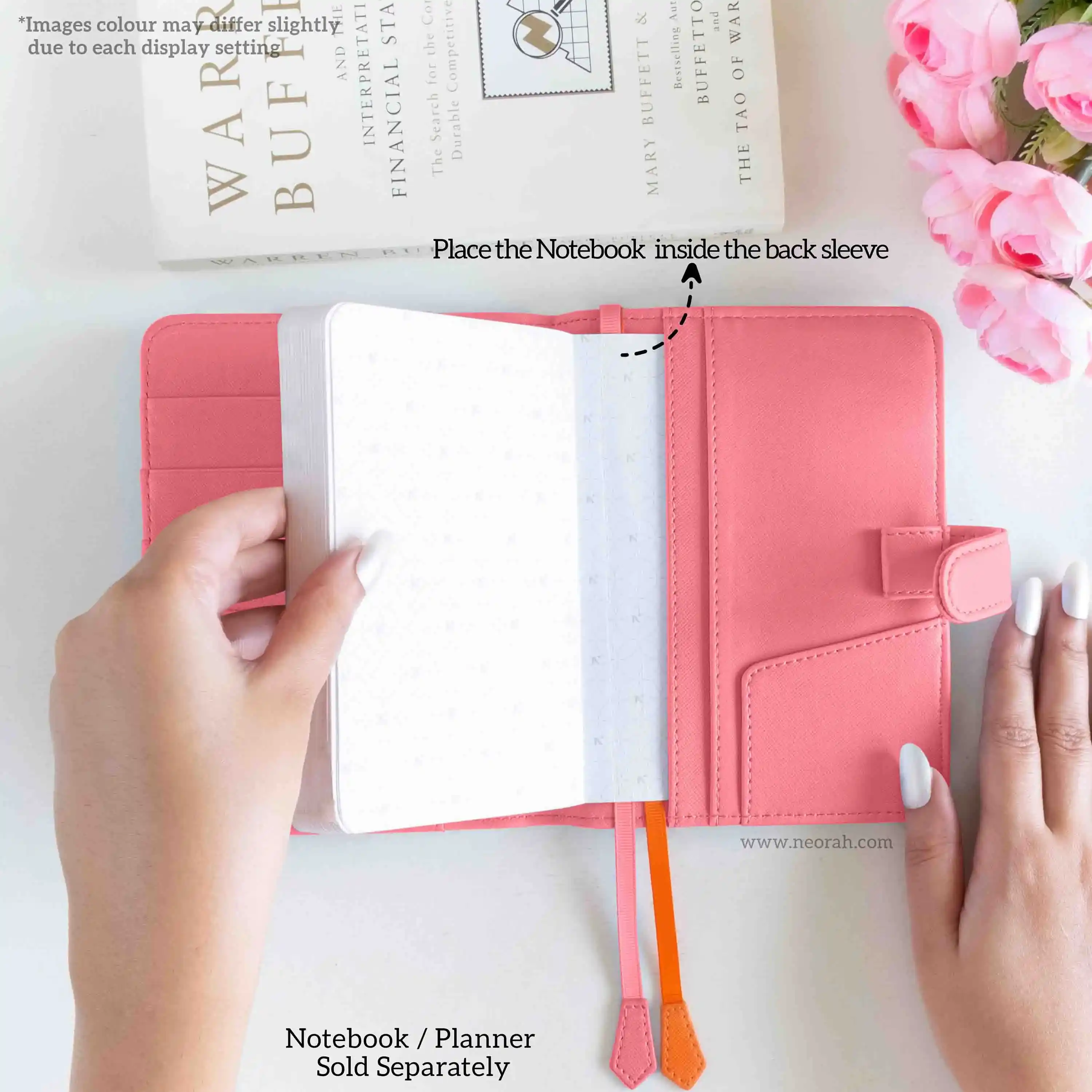 A6 - REFILLABLE ORGANISER SLEEVE - SNAP BUTTON - Image 133