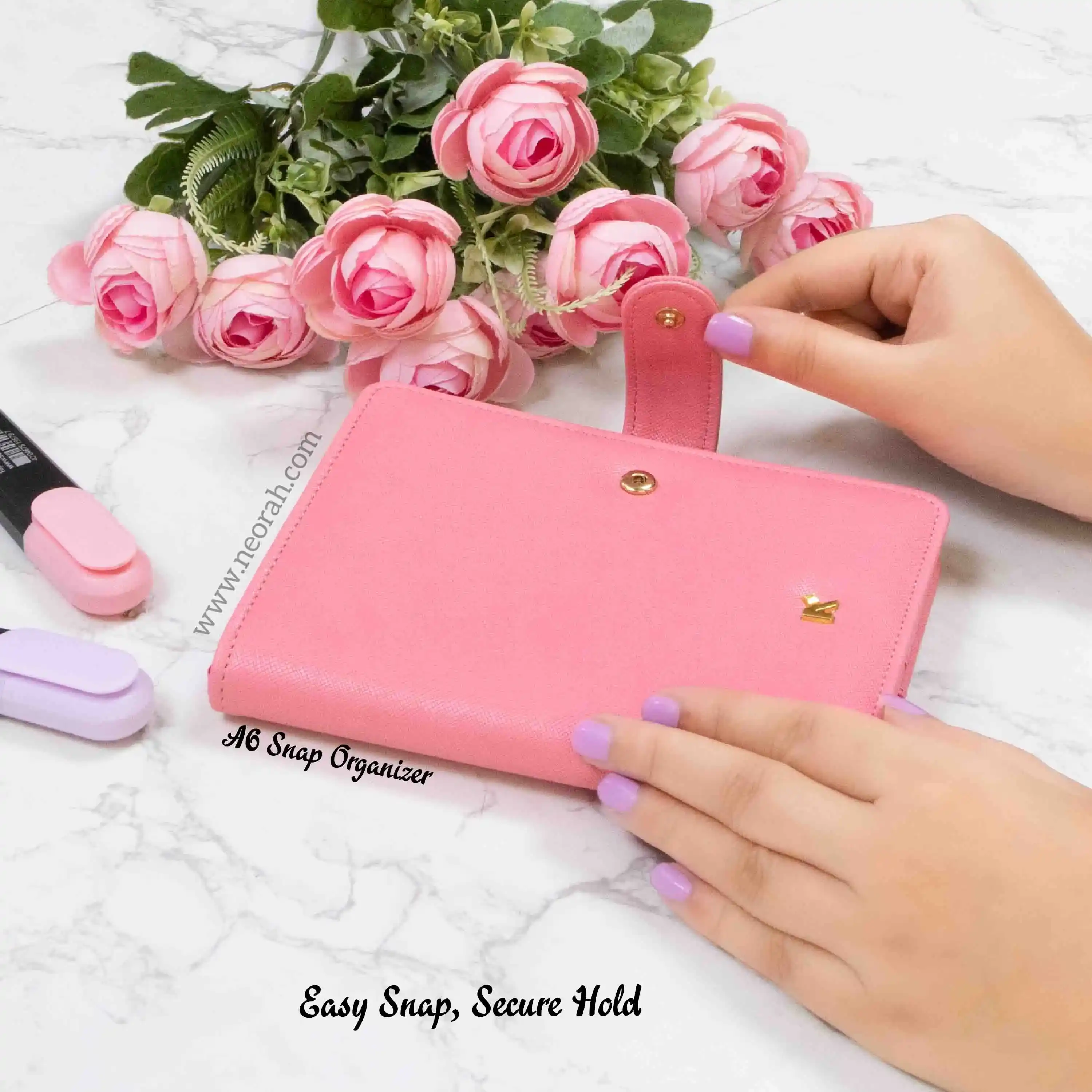 A6 - REFILLABLE ORGANISER SLEEVE - SNAP BUTTON - Image 141