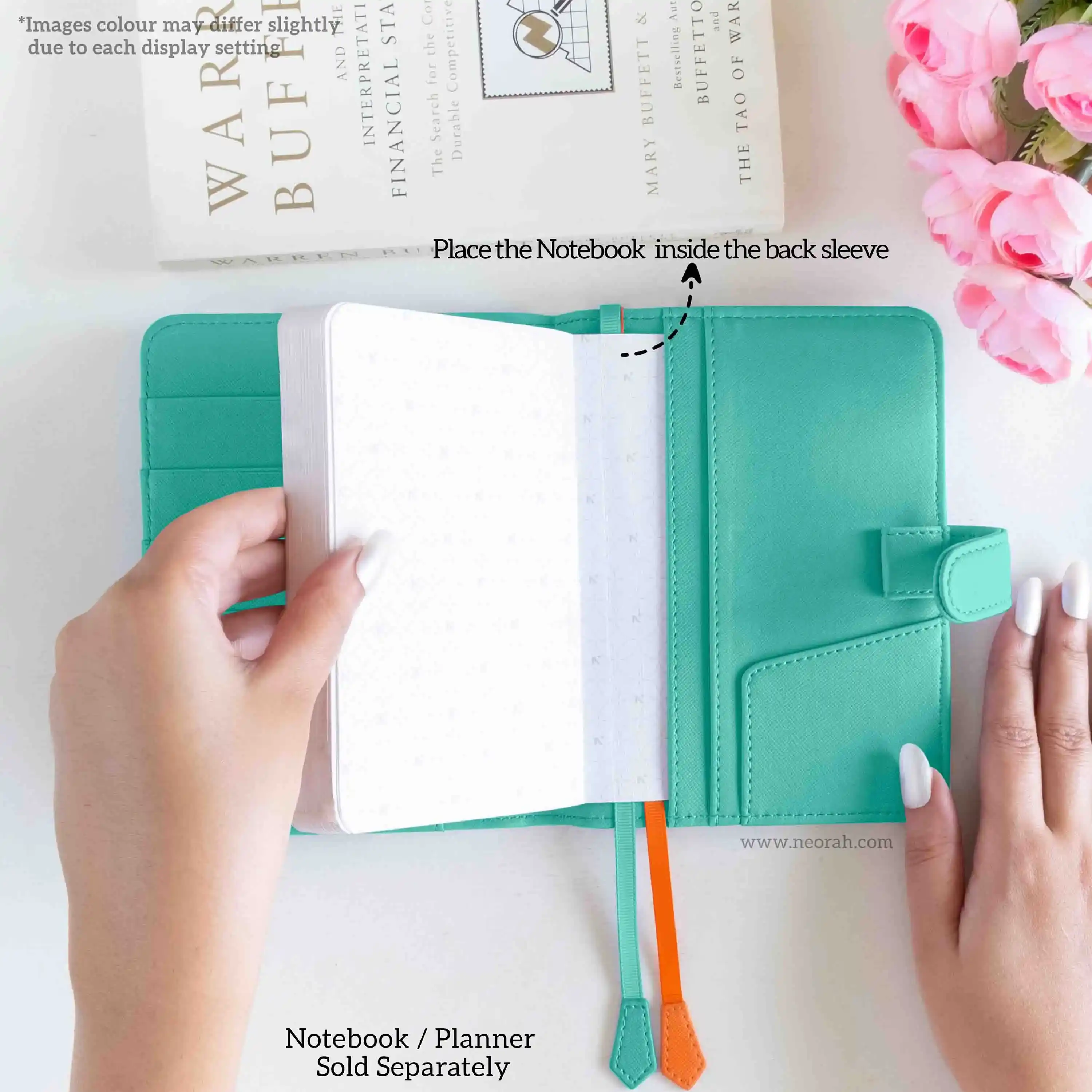 A6 - REFILLABLE ORGANISER SLEEVE - SNAP BUTTON - Image 149