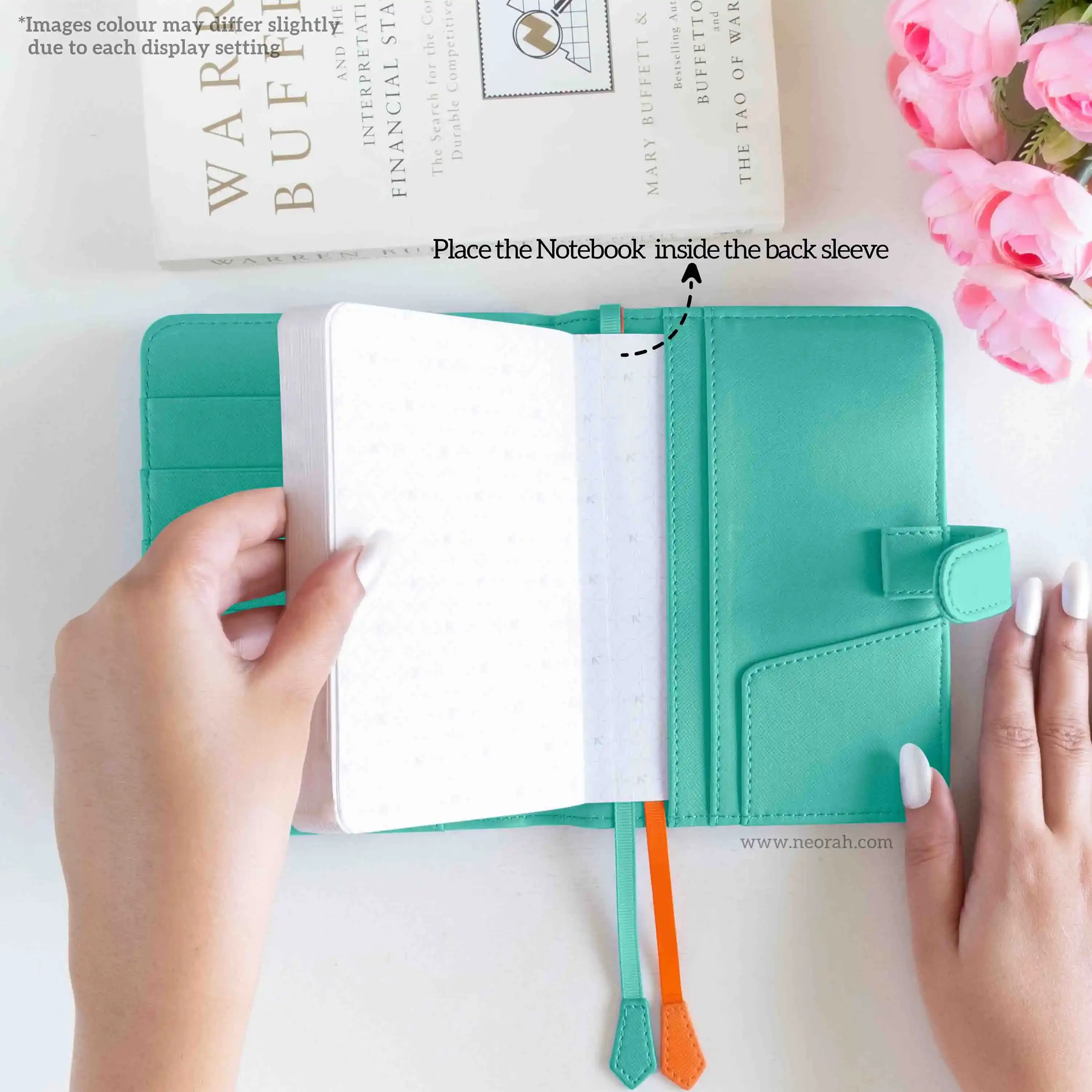 A6 - REFILLABLE ORGANISER SLEEVE - SNAP BUTTON - Image 153