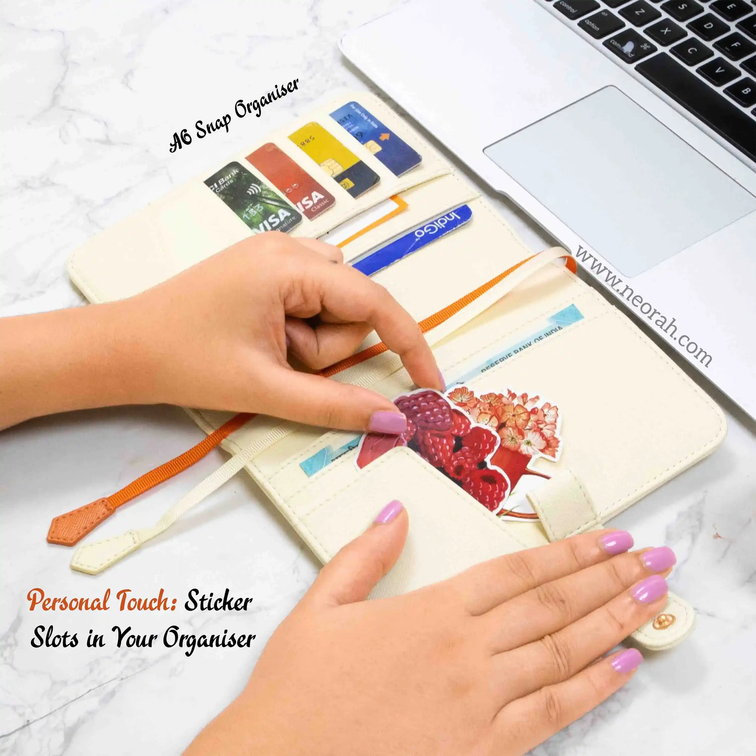 A6 - REFILLABLE ORGANISER SLEEVE - SNAP BUTTON - Image 16