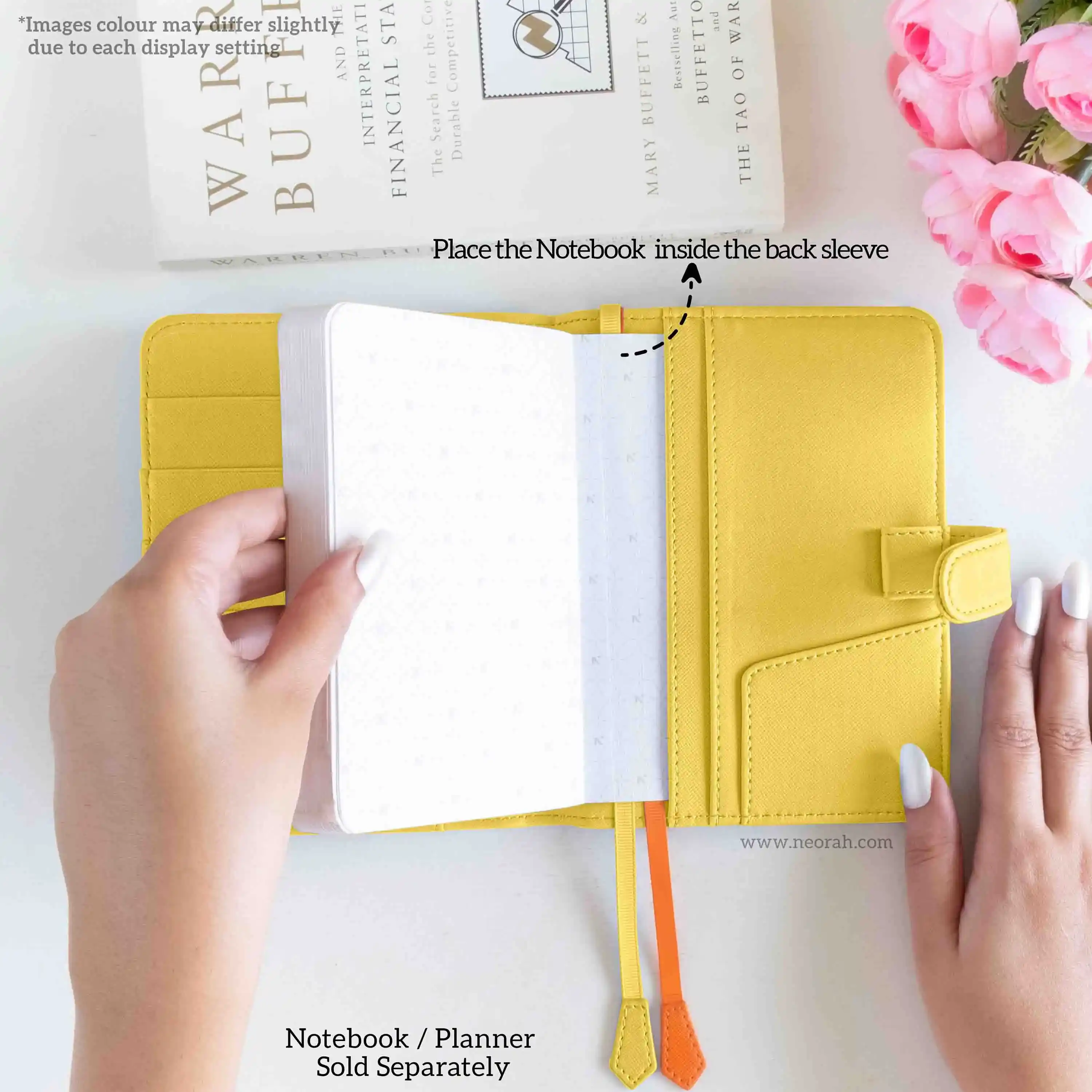 A6 - REFILLABLE ORGANISER SLEEVE - SNAP BUTTON - Image 162