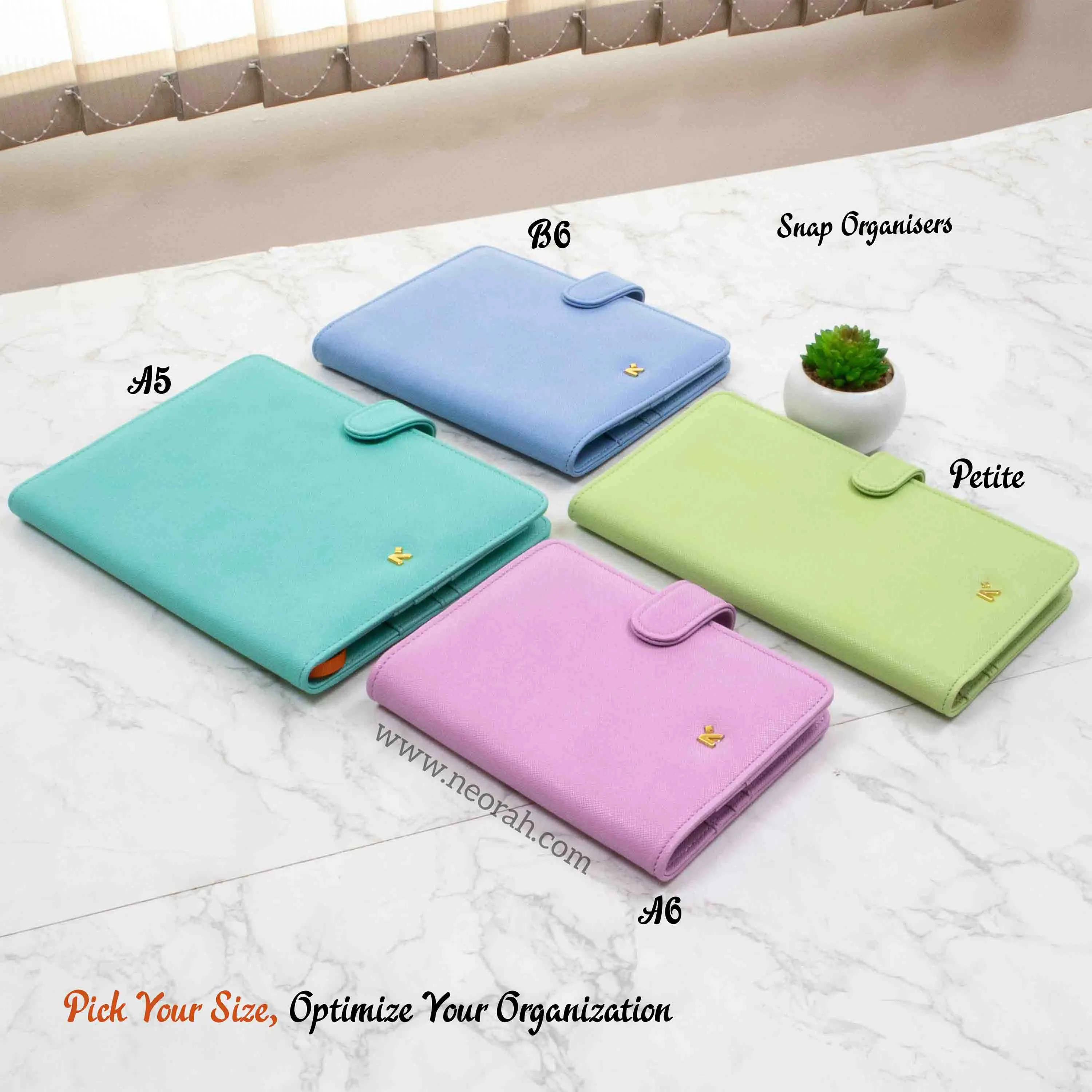 A6 - REFILLABLE ORGANISER SLEEVE - SNAP BUTTON - Image 170