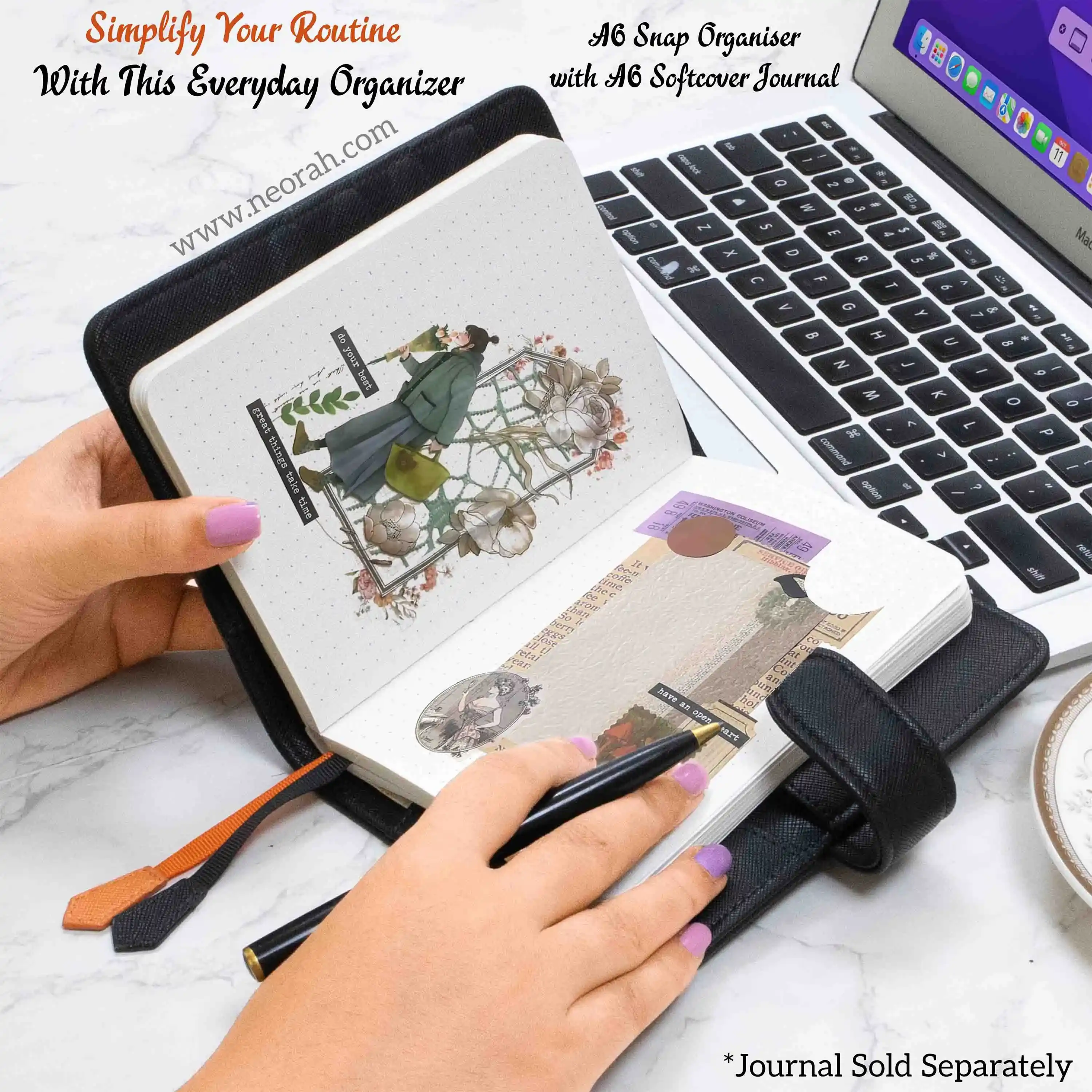 A6 - REFILLABLE ORGANISER SLEEVE - SNAP BUTTON - Image 27