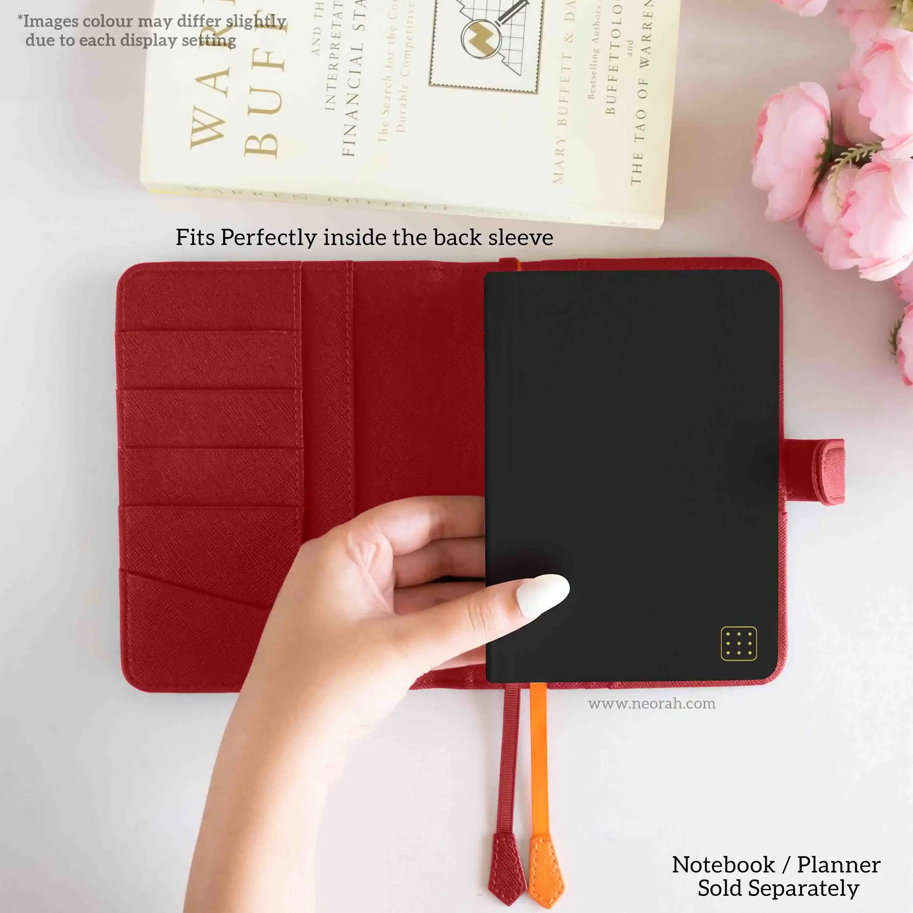 A6 - REFILLABLE ORGANISER SLEEVE - SNAP BUTTON - Image 3