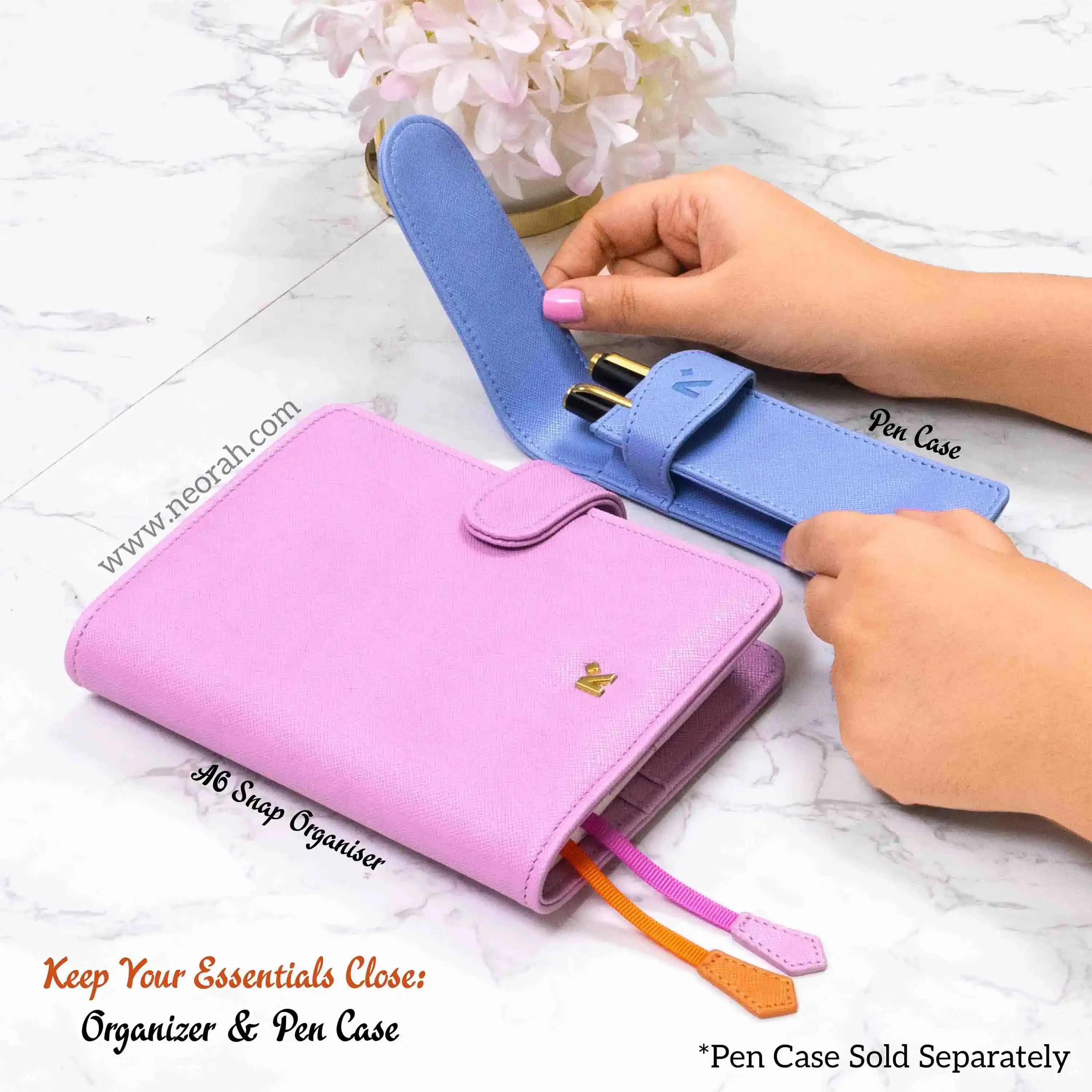 A6 - REFILLABLE ORGANISER SLEEVE - SNAP BUTTON - Image 86