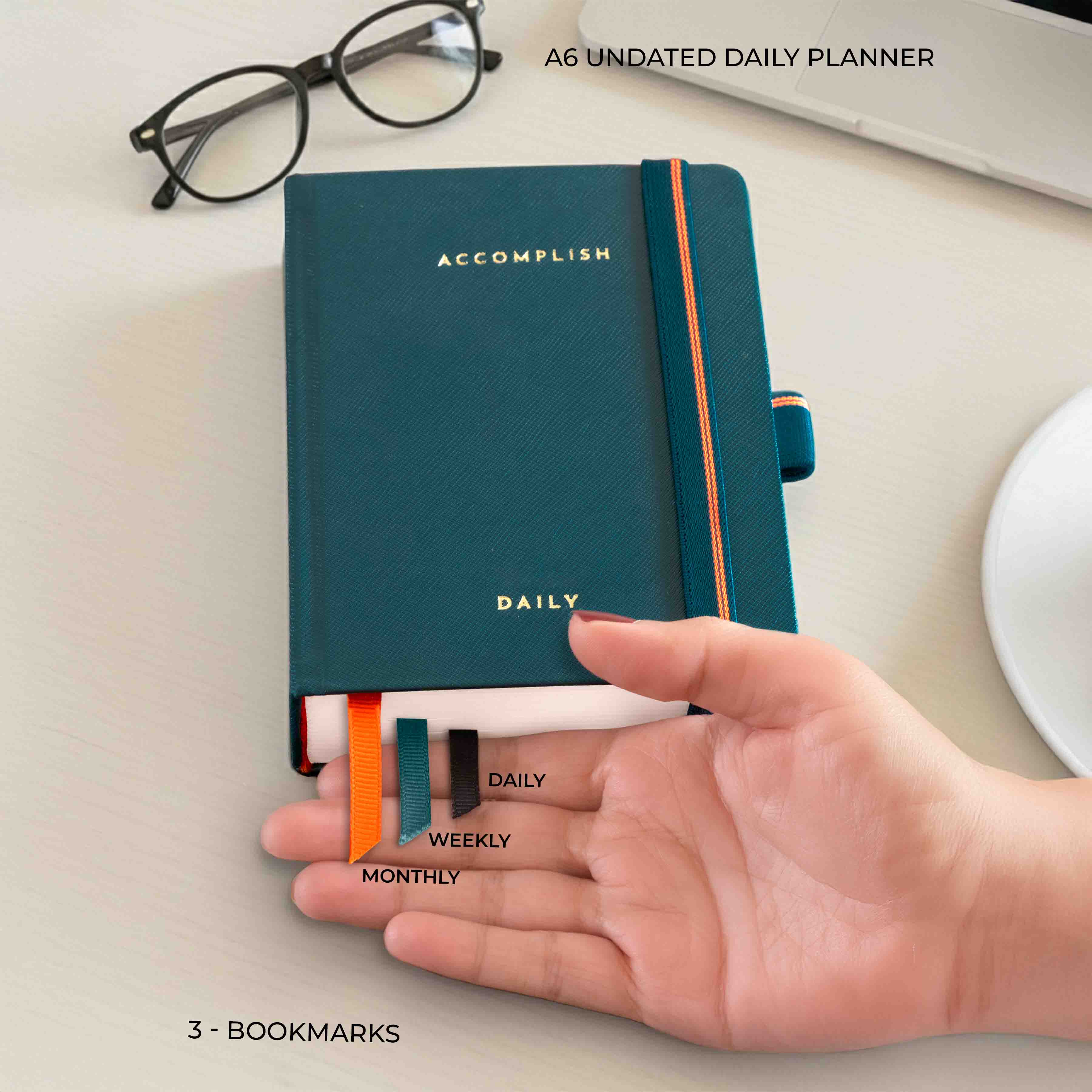 A6 - UNDATED - DAILY PLANNER - HARD COVER - Image 31