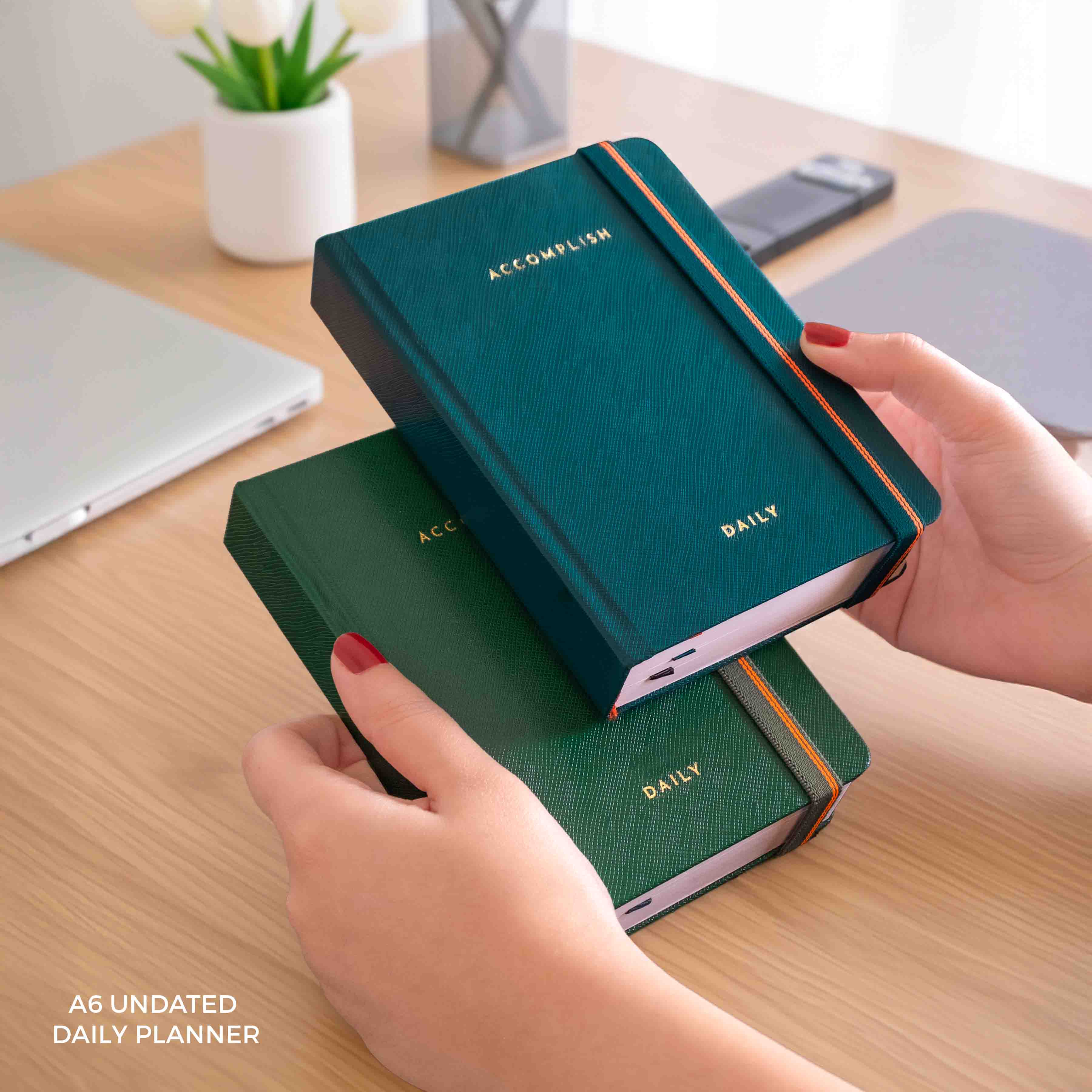 A6 - UNDATED - DAILY PLANNER - HARD COVER - Image 39