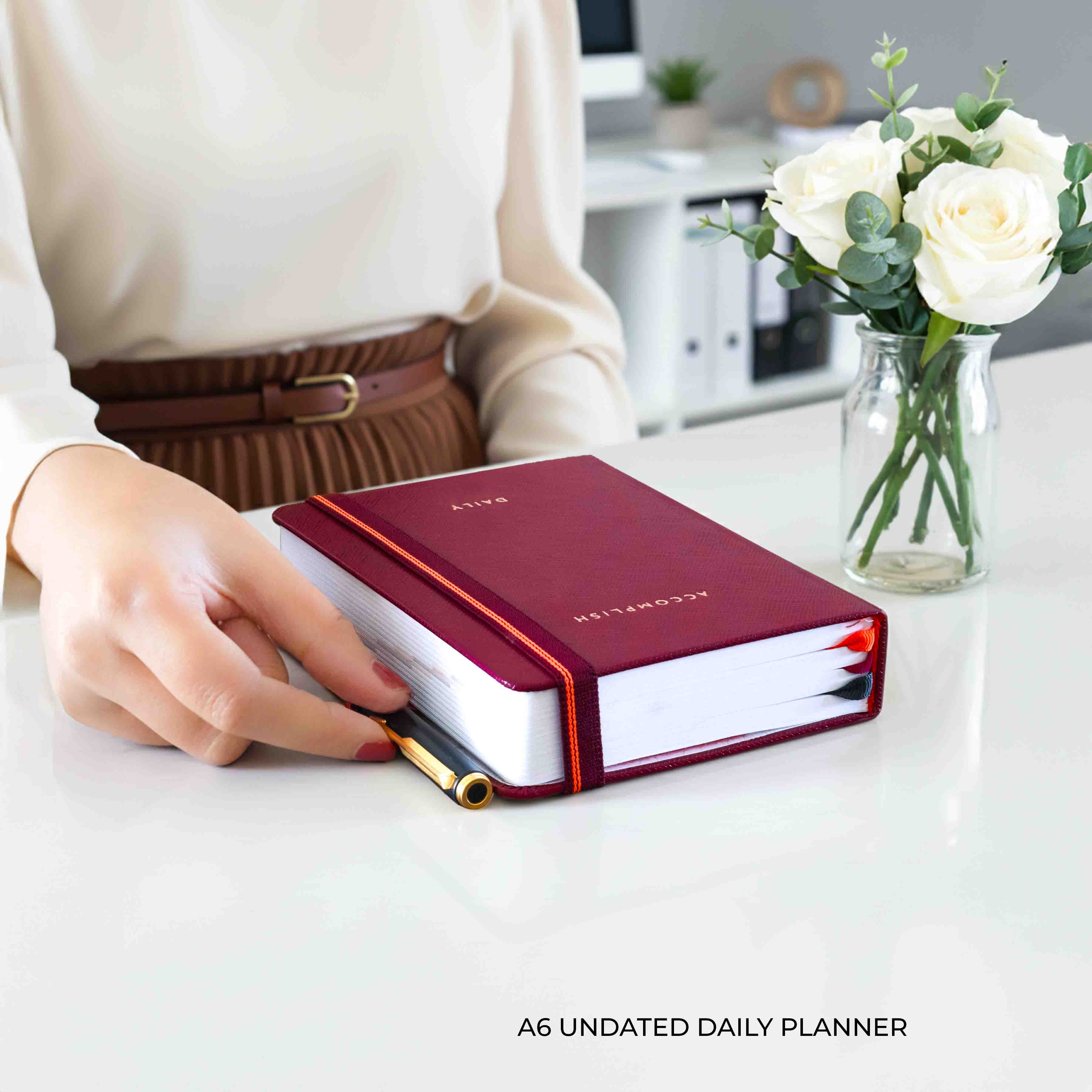 A6 - UNDATED - DAILY PLANNER - HARD COVER - Image 50