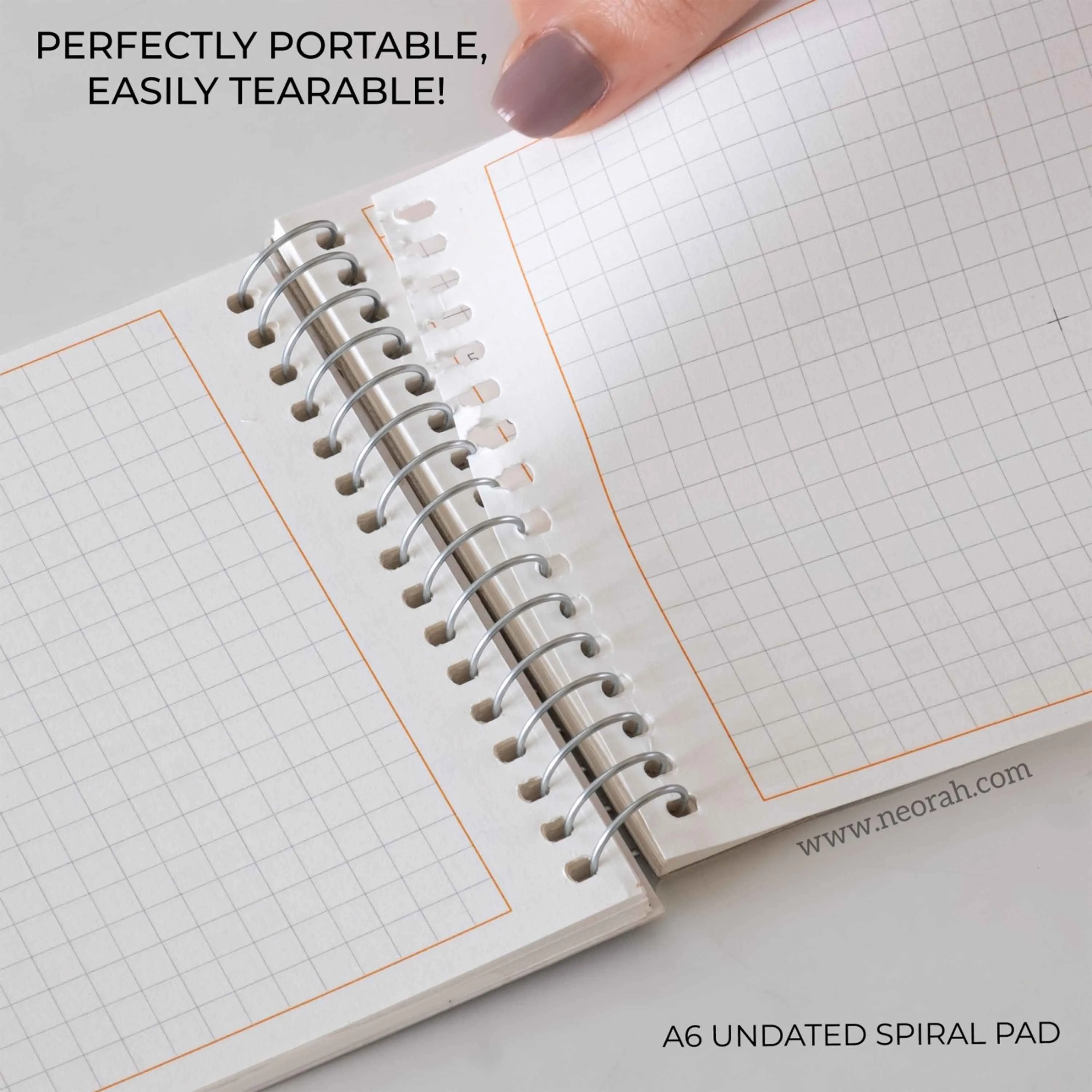 A6- UNDATED PLANNER- SOFT COVER - SPIRAL PAD - Image 10