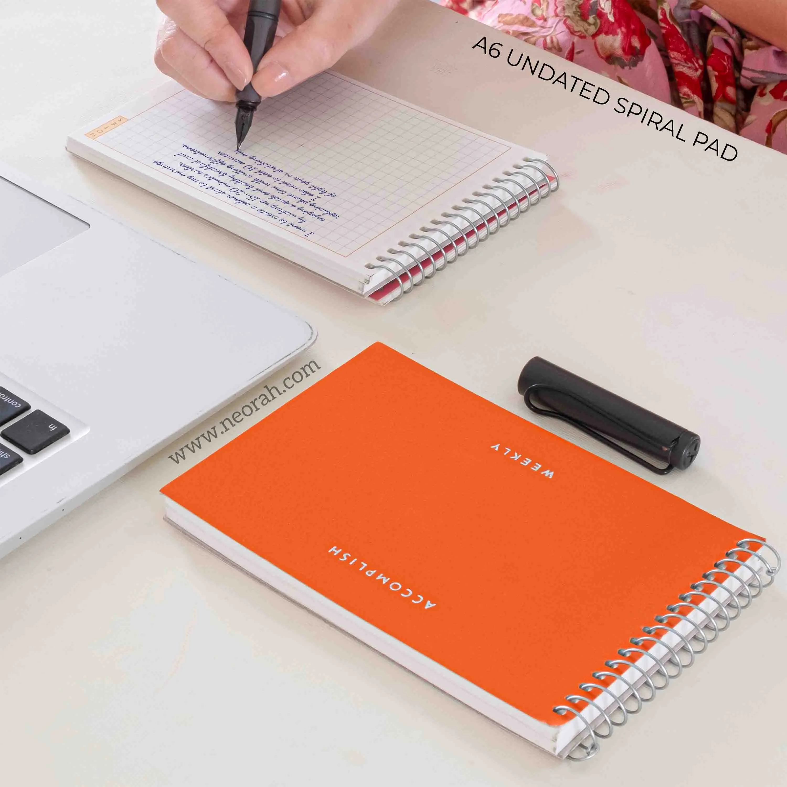 A6- UNDATED PLANNER- SOFT COVER - SPIRAL PAD - Image 24