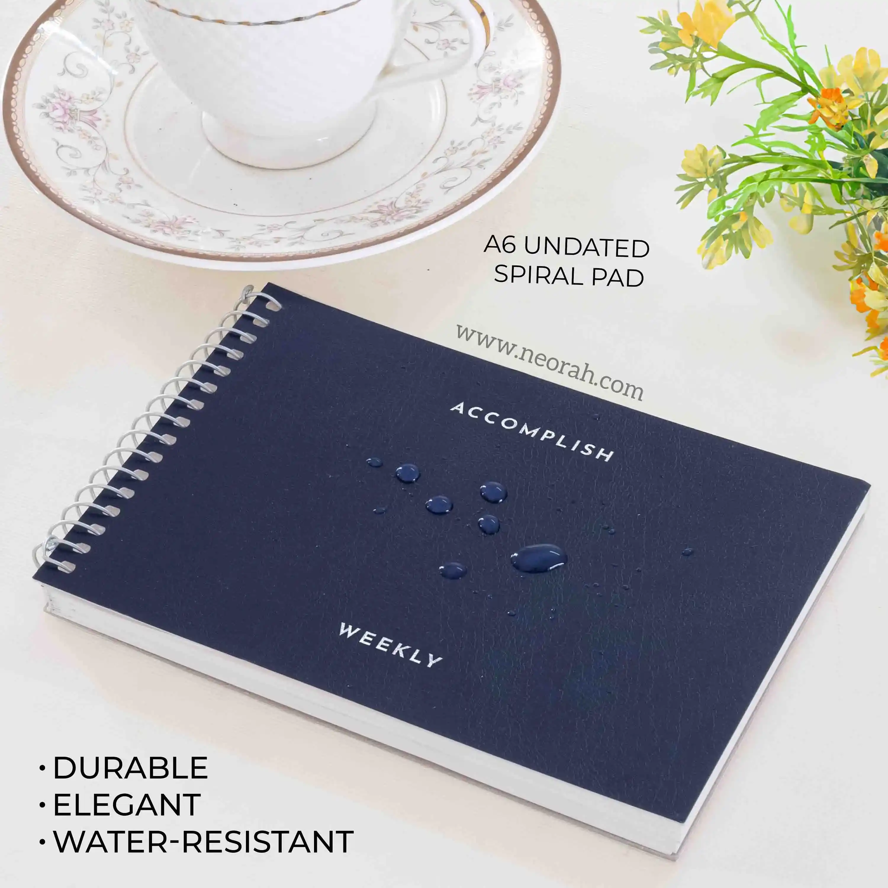 A6- UNDATED PLANNER- SOFT COVER - SPIRAL PAD - Image 32